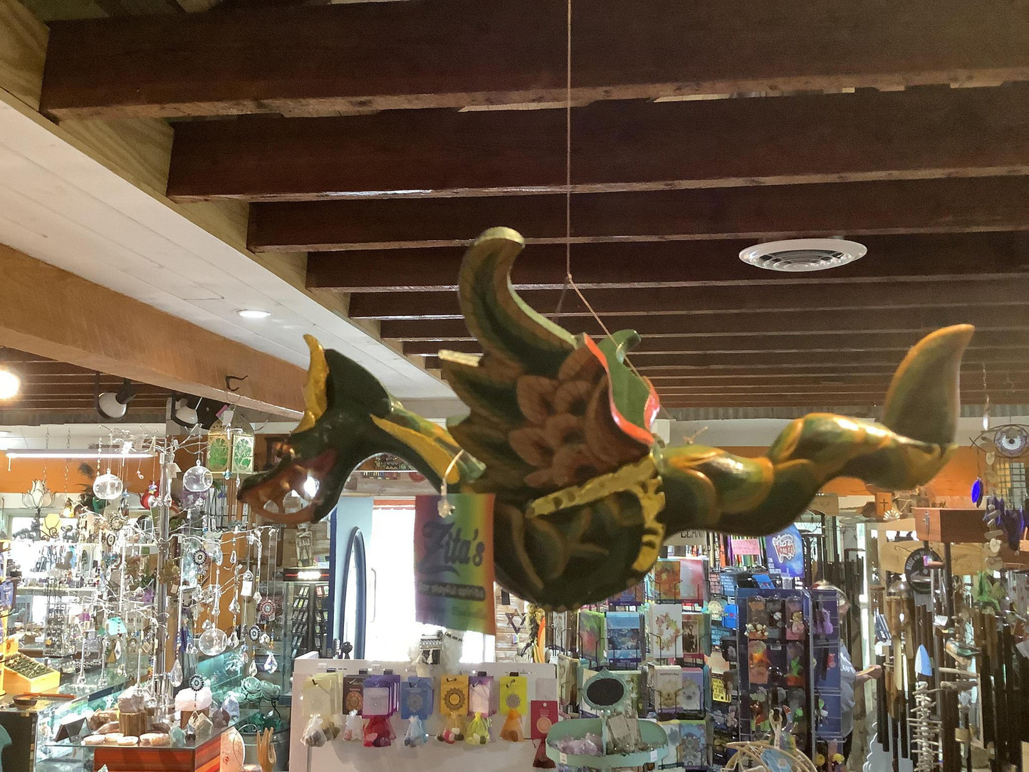 Flying Carved Figurines