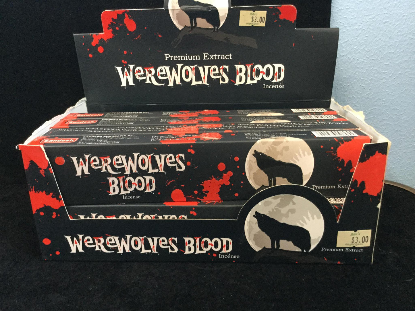 Werewolves Blood Incense 15 gram box