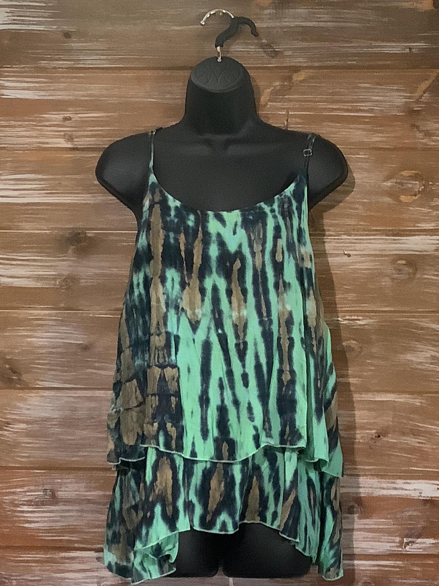 Tie-Dye Bahama Top W/matching Scrunchies