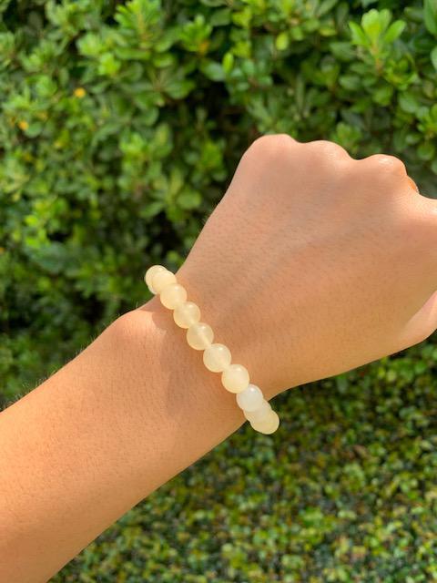 Calcite Natural Stone Bracelet 8 mm