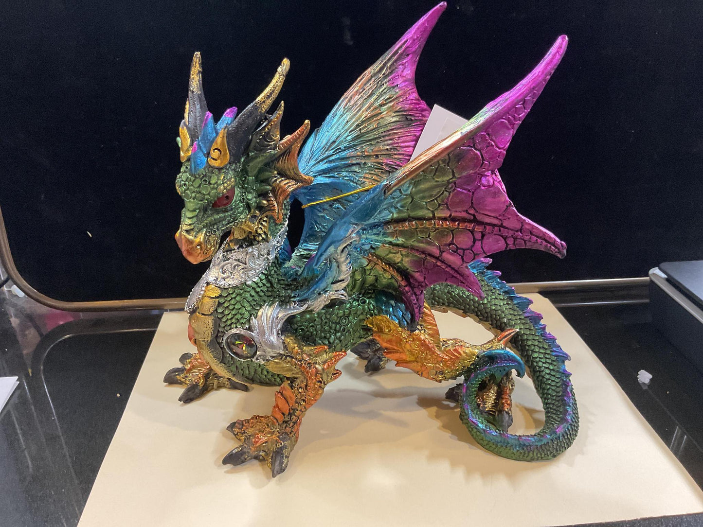 9.5” Blue/Purple Dragon