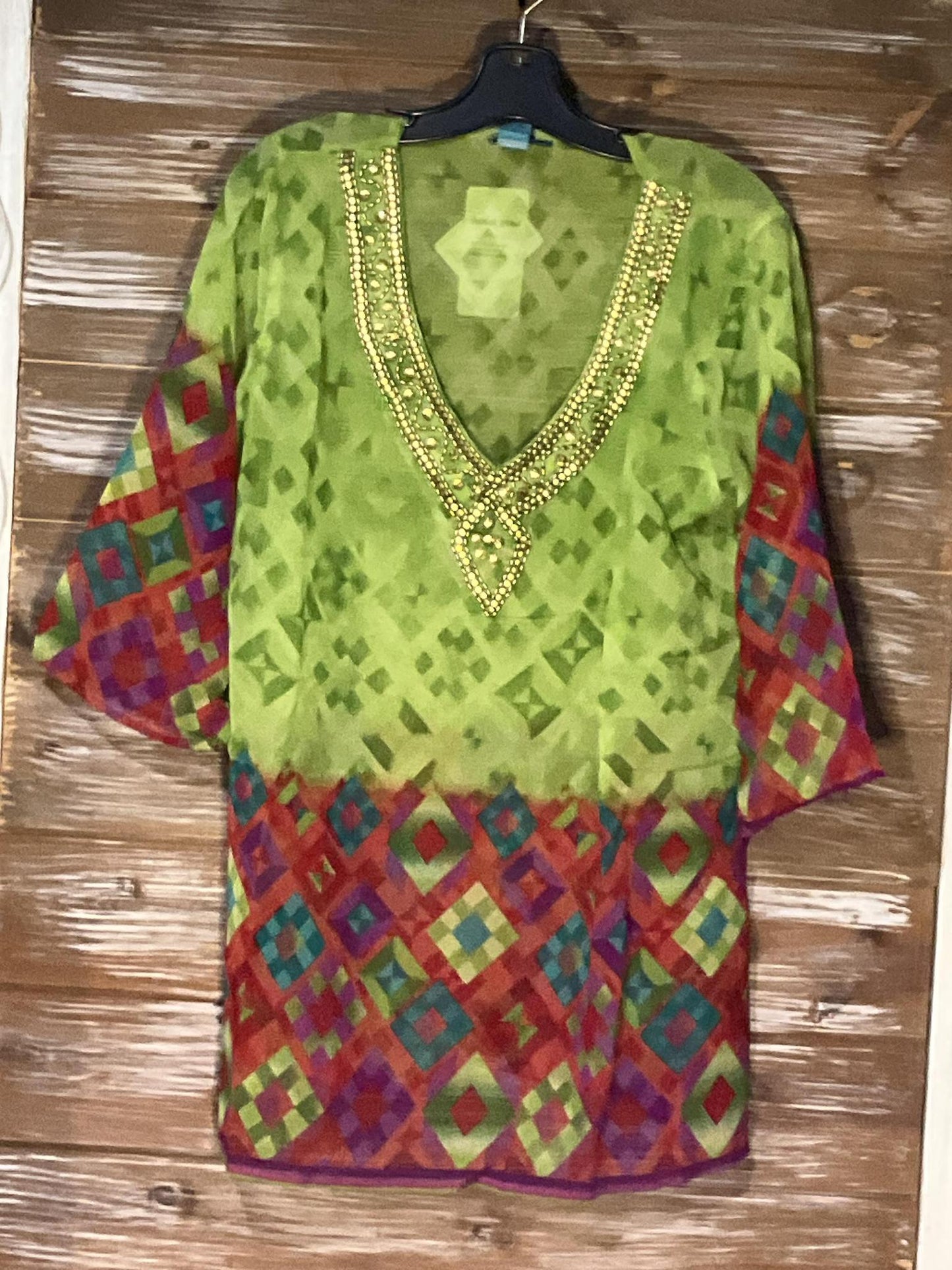 Chiffon Embelished Tunic top