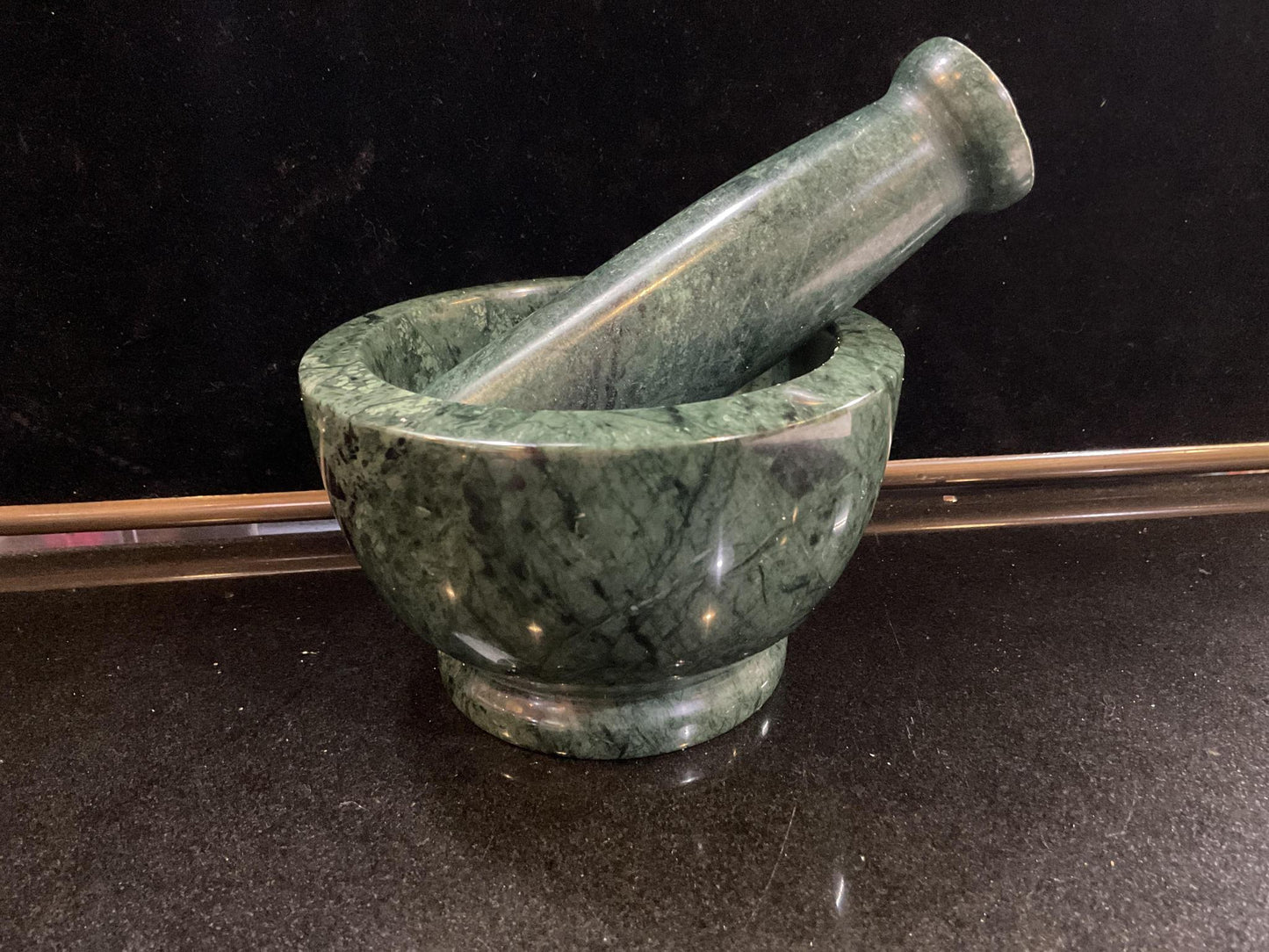 Mortar & Pestle Green Marble
