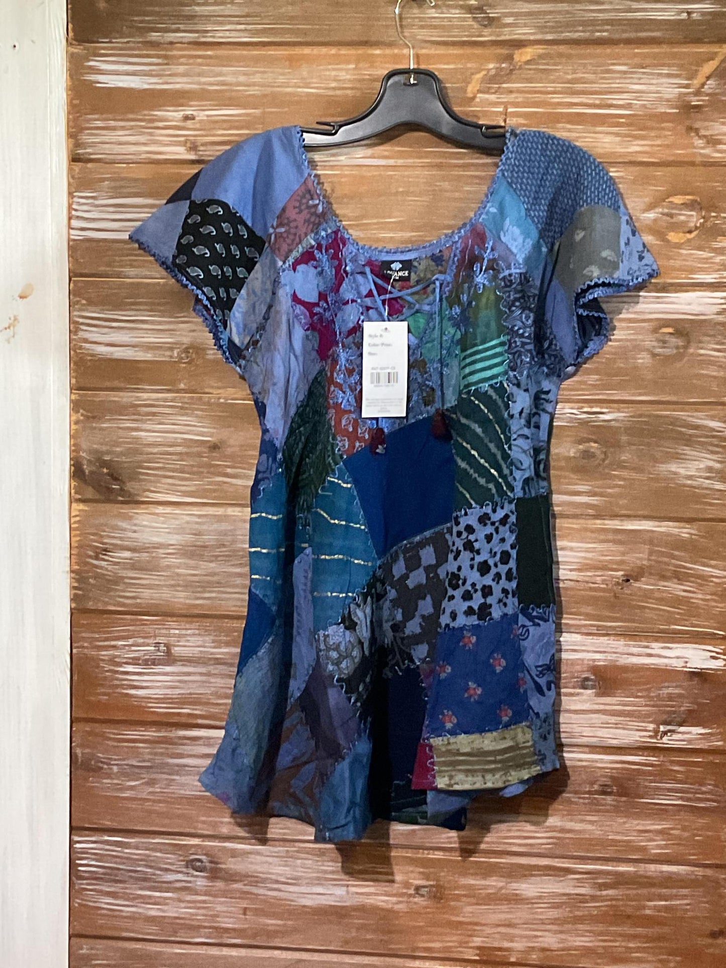 Bohemian Patchwork Blouse