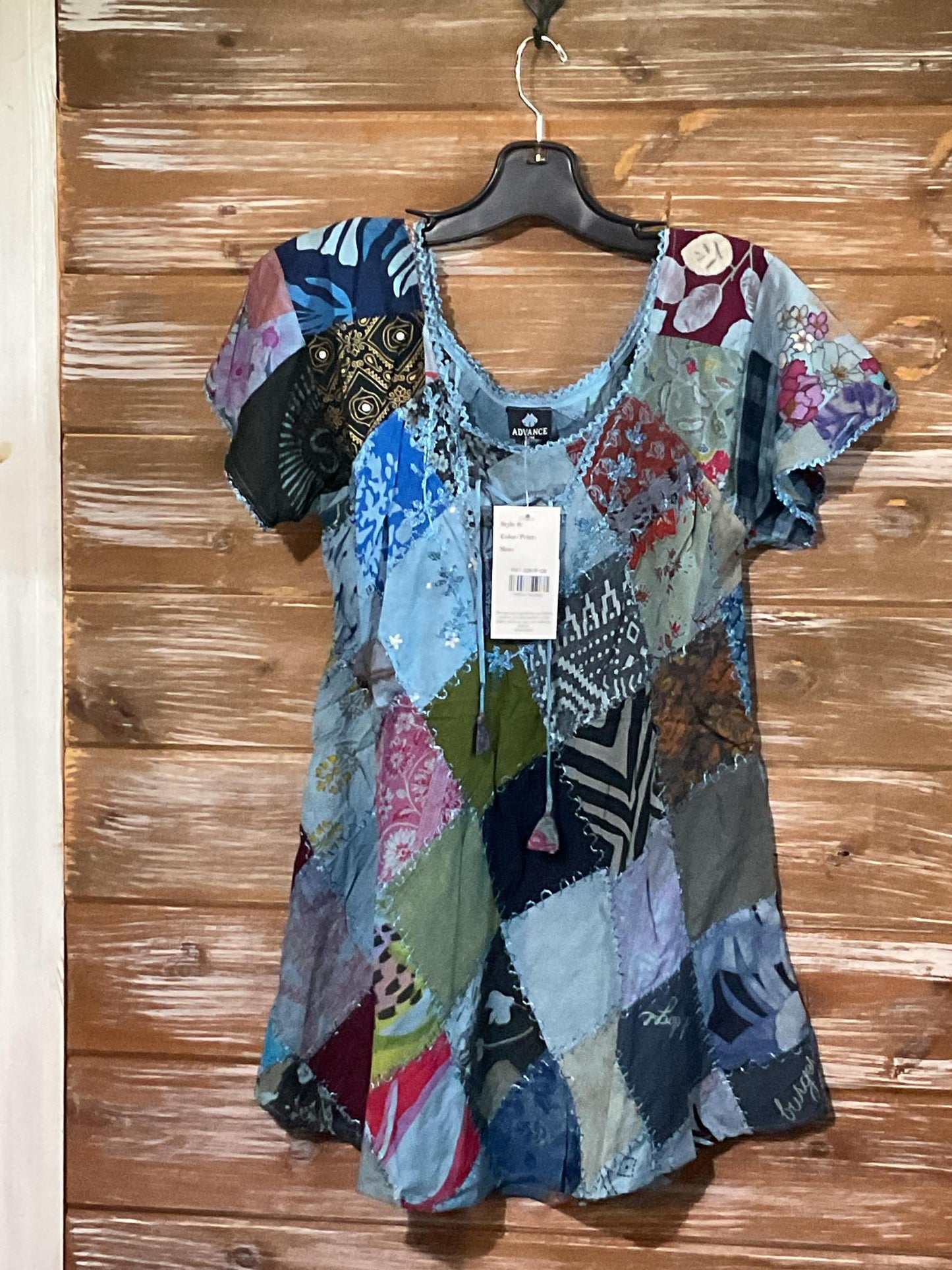 Bohemian Patchwork Blouse