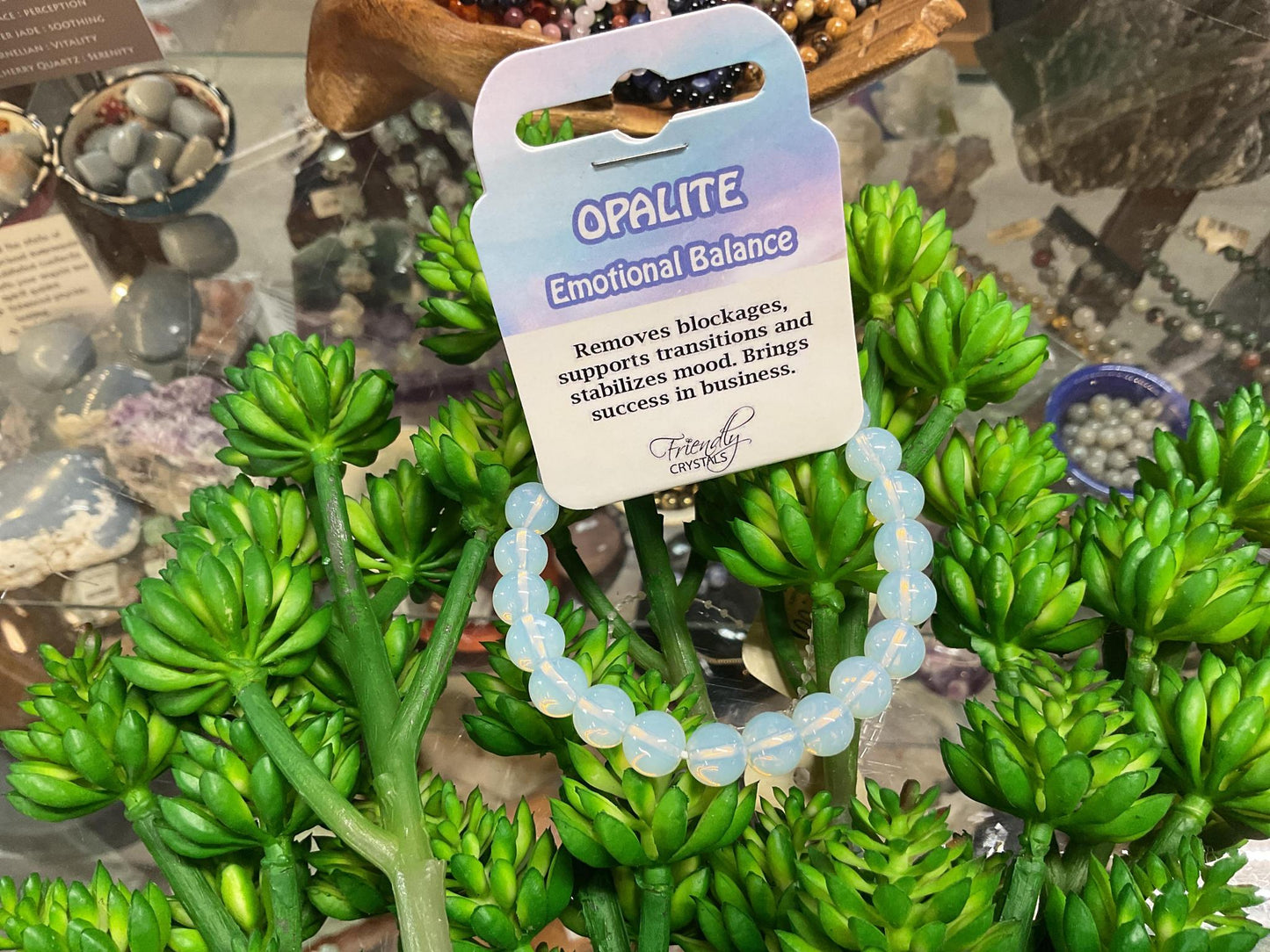 Opalite Natural Stone Bracelet 8 mm