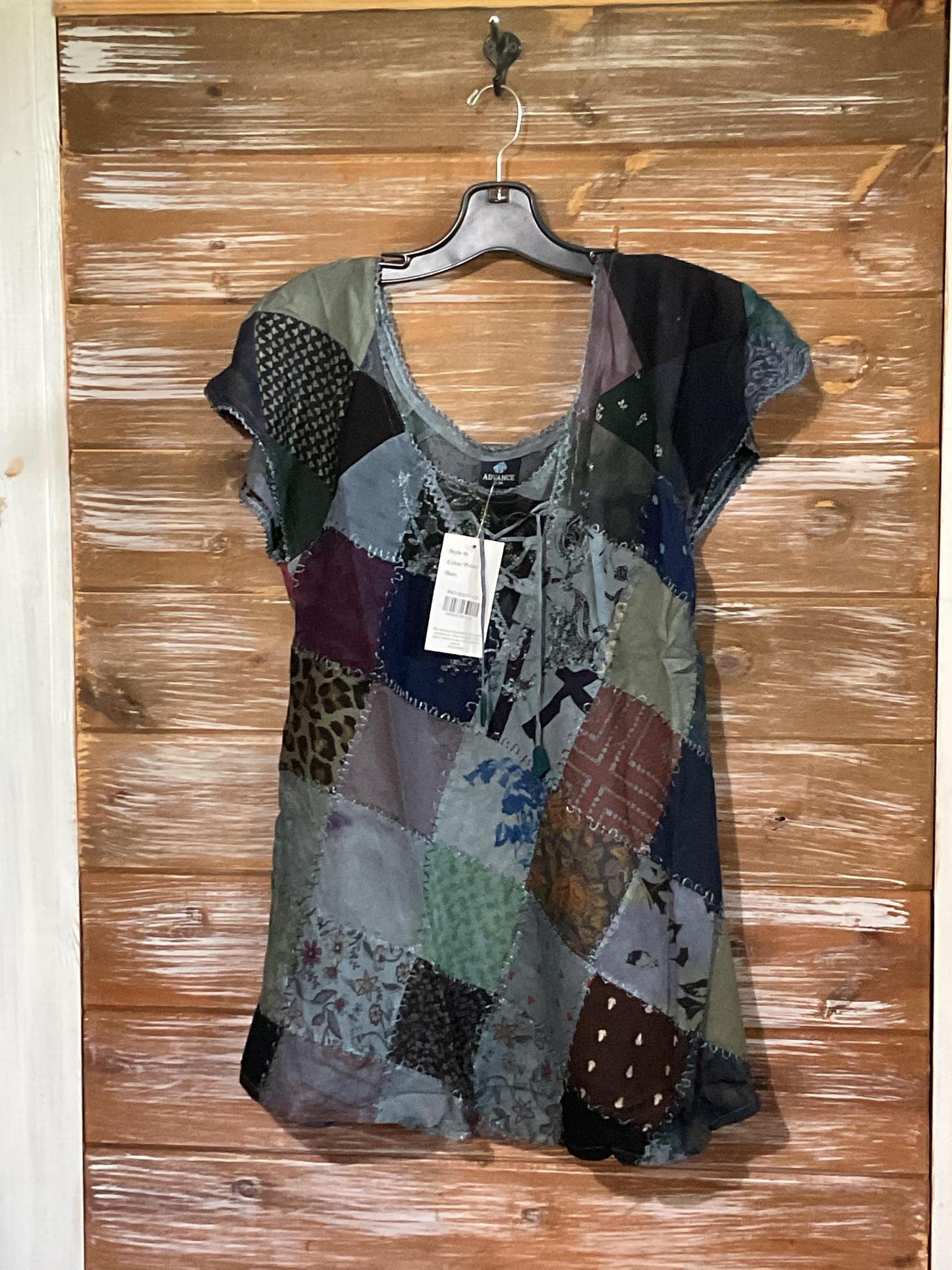 Bohemian Patchwork Blouse