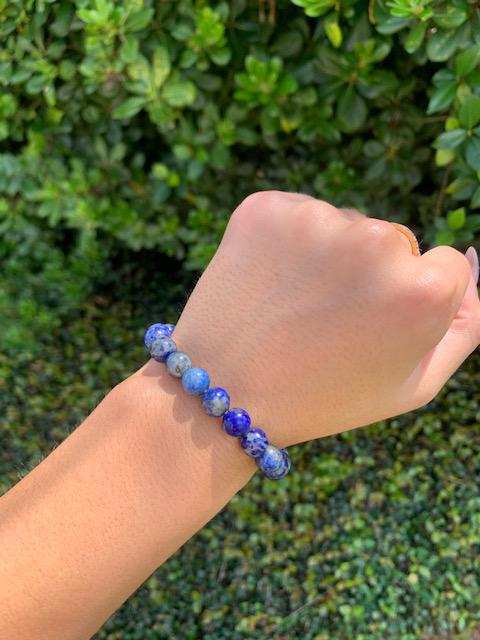 Lapis Lazuli Natural Stone Bracelet 8mm