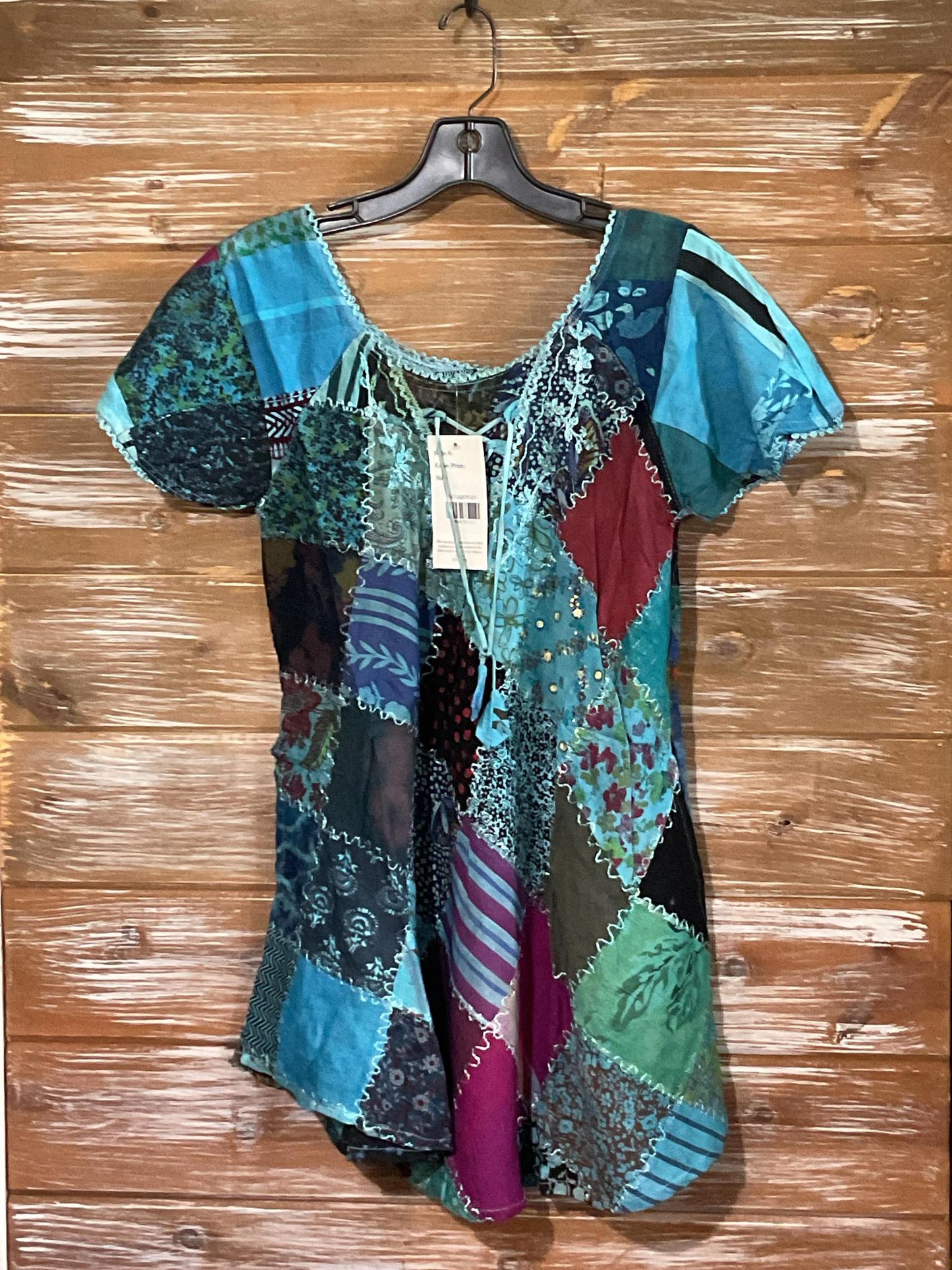 Bohemian Patchwork Blouse