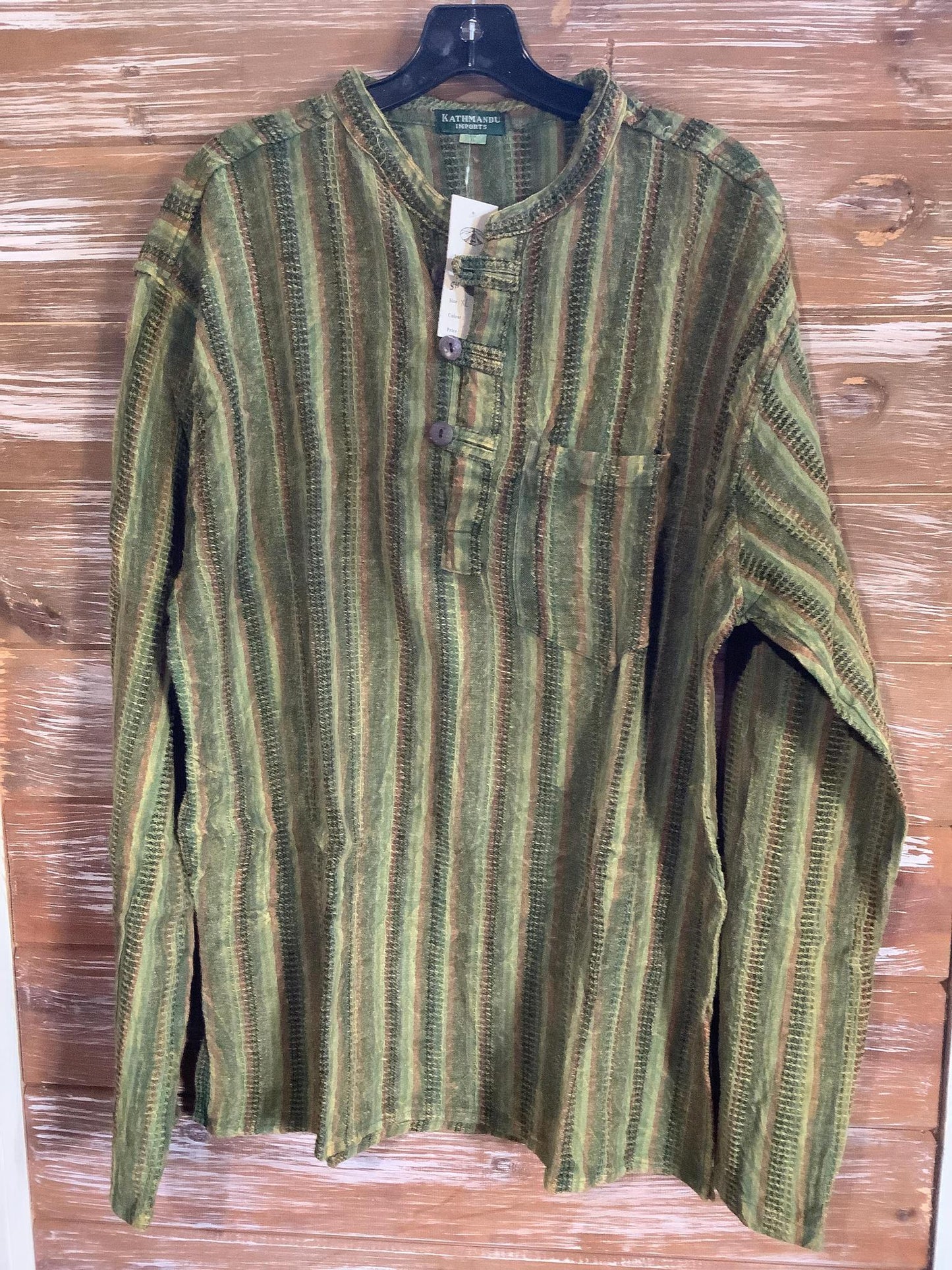 Men’s Long Sleeve Cotton Shirt