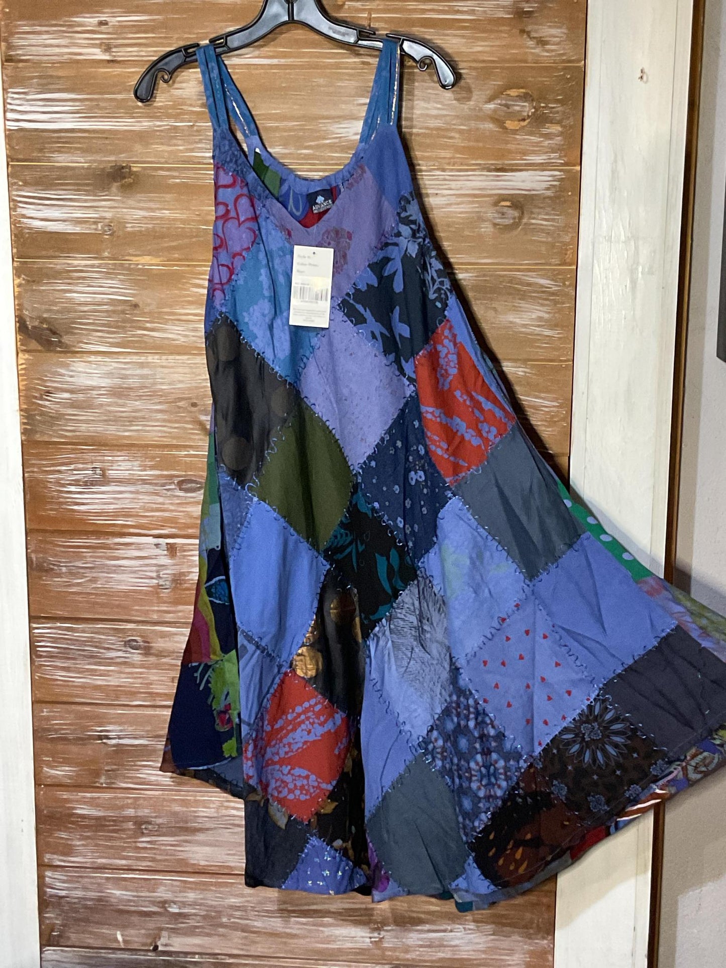 Patchwork Pocket Dress