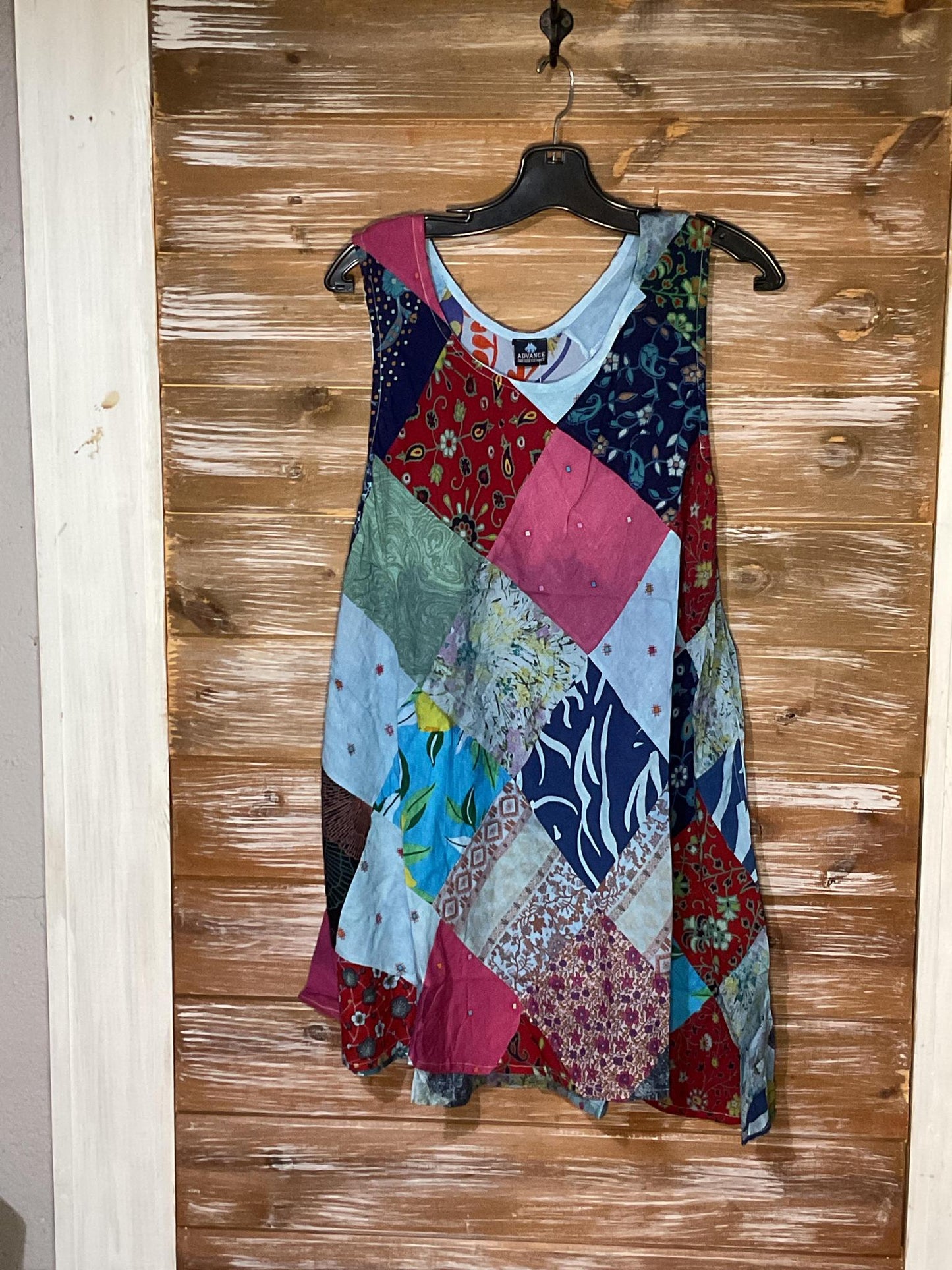 Bohemiam Patchwork Umbrella Dress