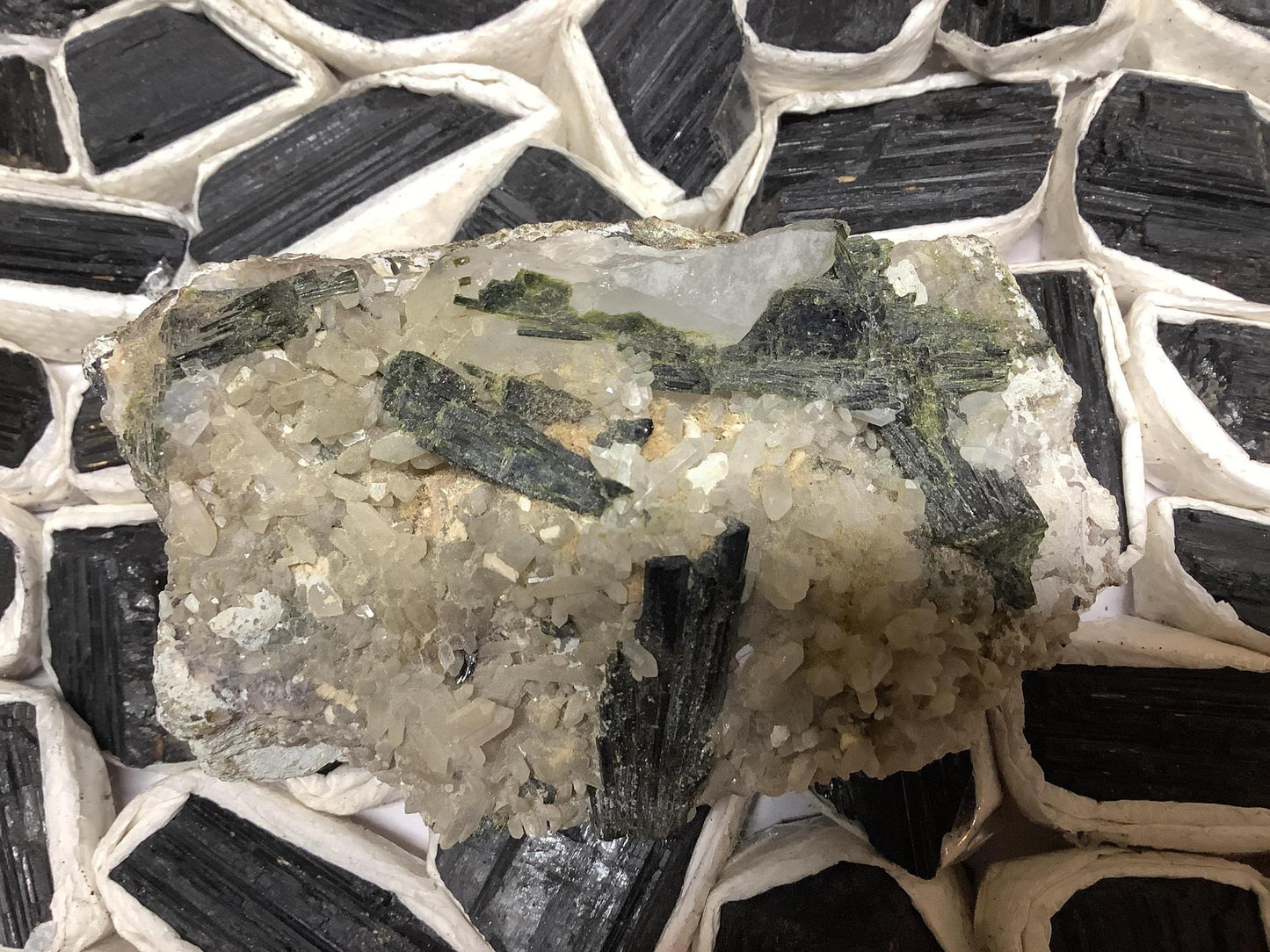 Green Tourmaline Chunks
