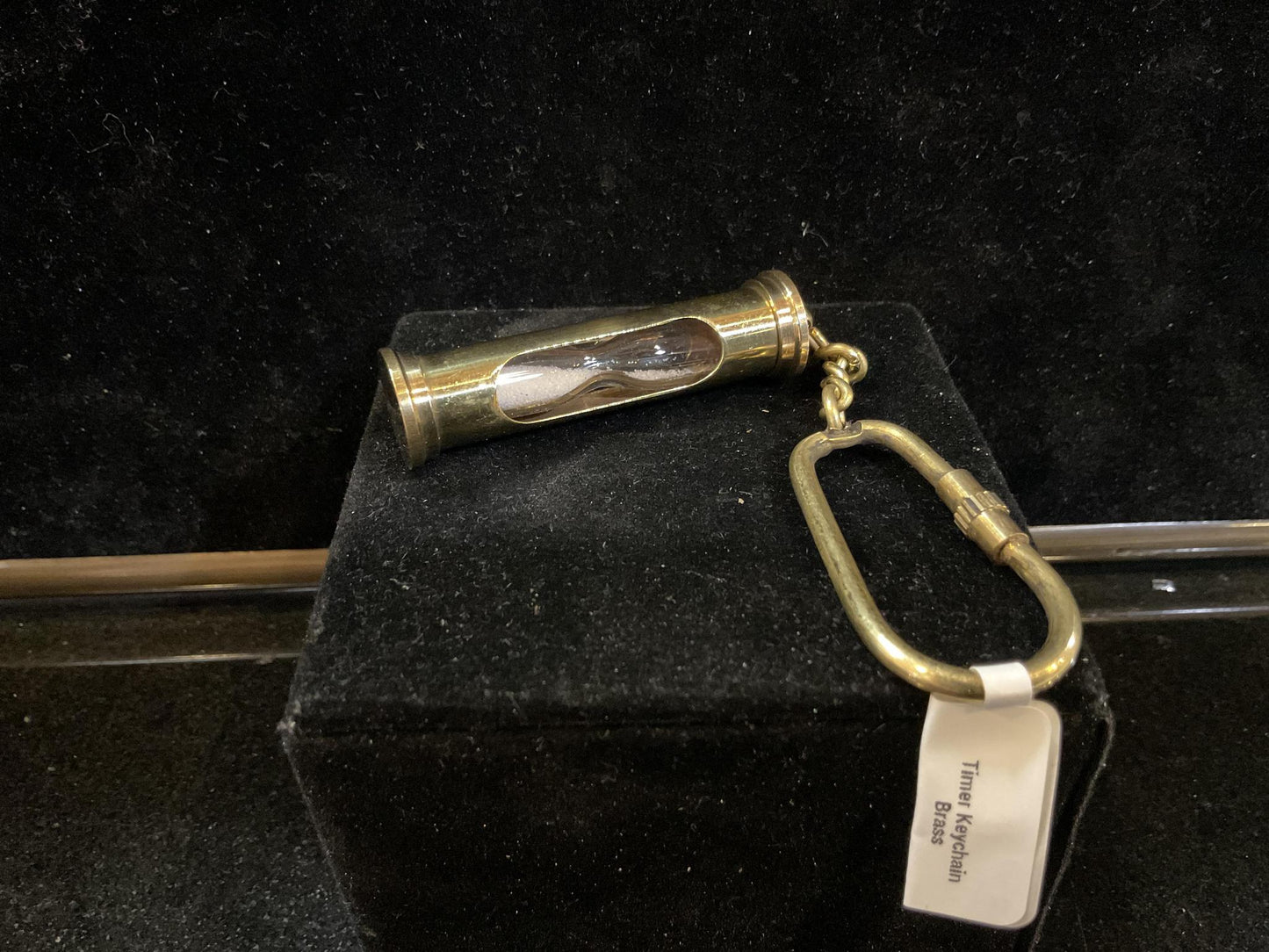 Timer Keychain Brass