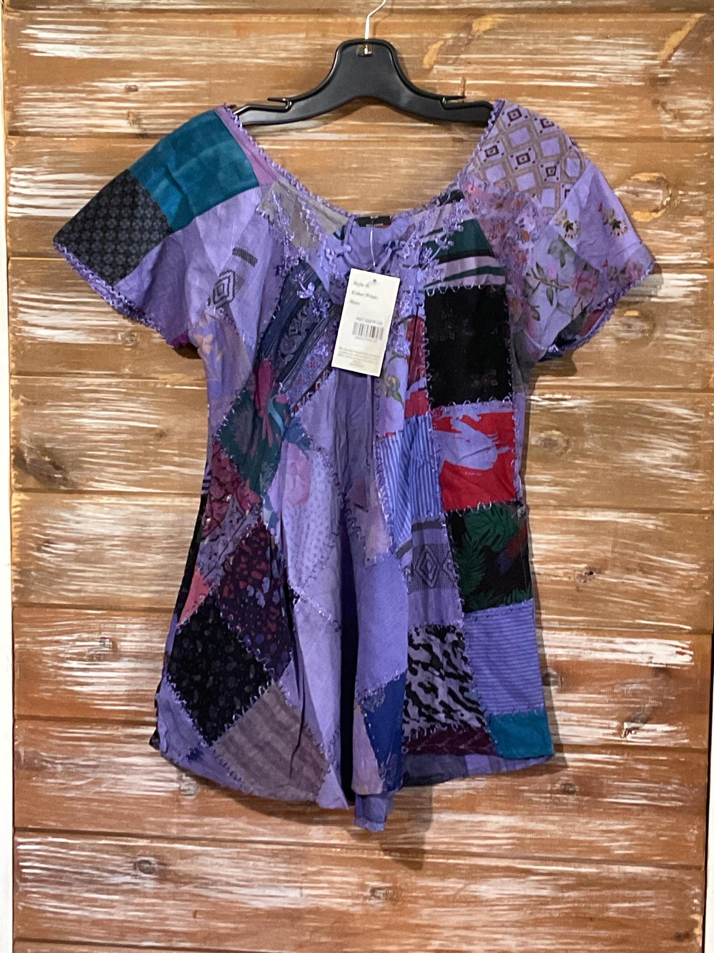 Bohemian Patchwork Blouse