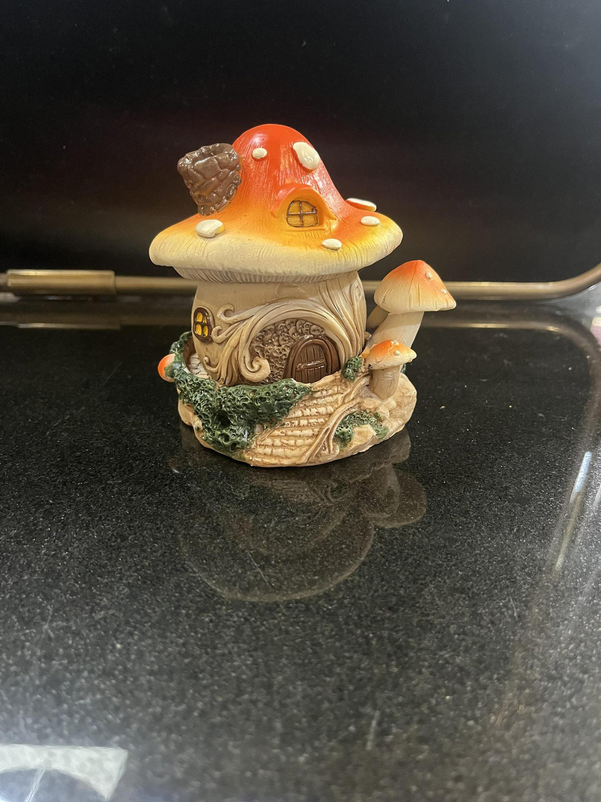 Mushroom Cottage Incense Burner