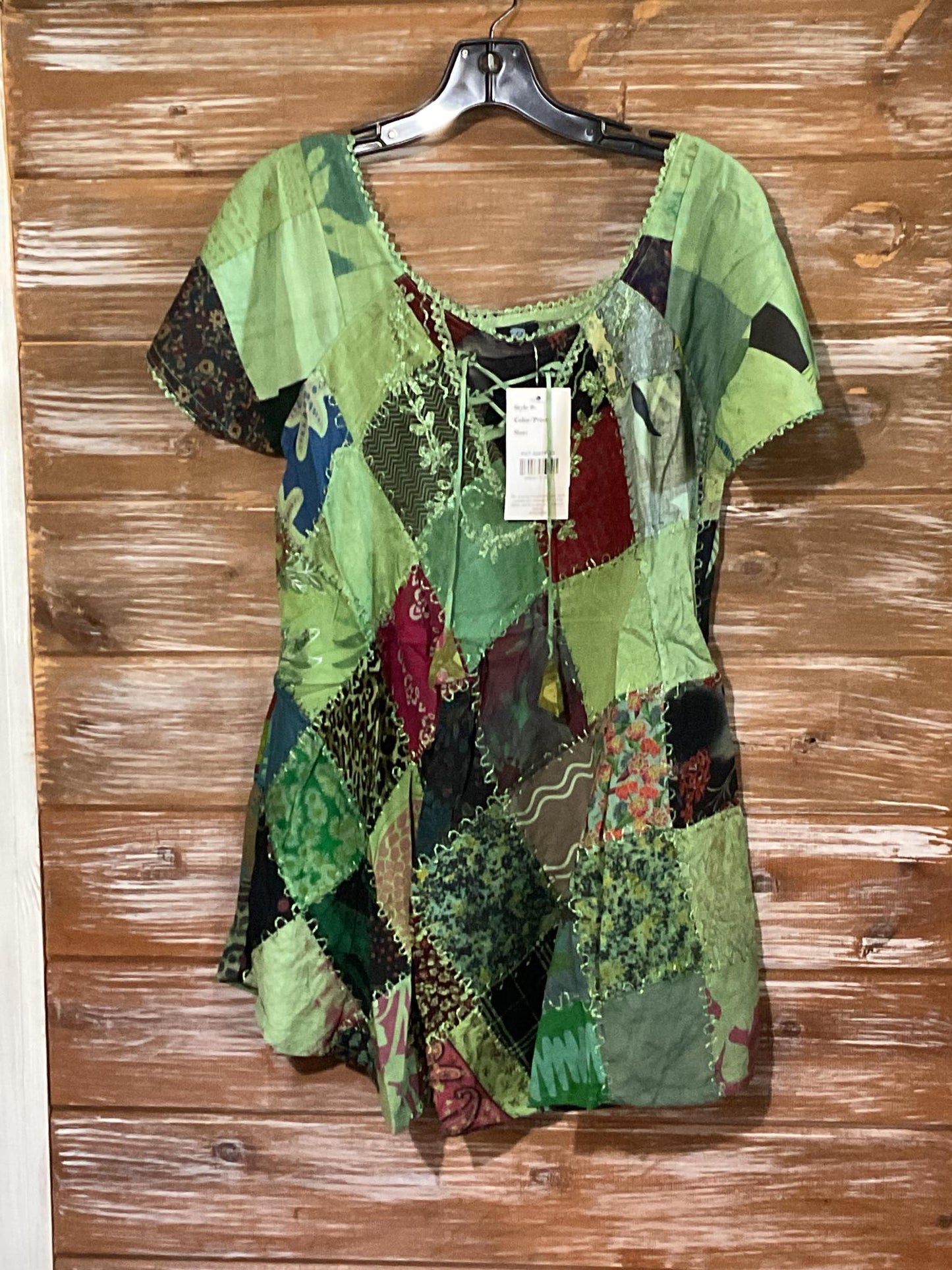 Bohemian Patchwork Blouse