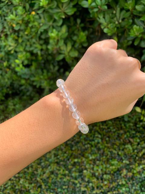 Quartz Crystal Natural Stone Bracelet 8 mm