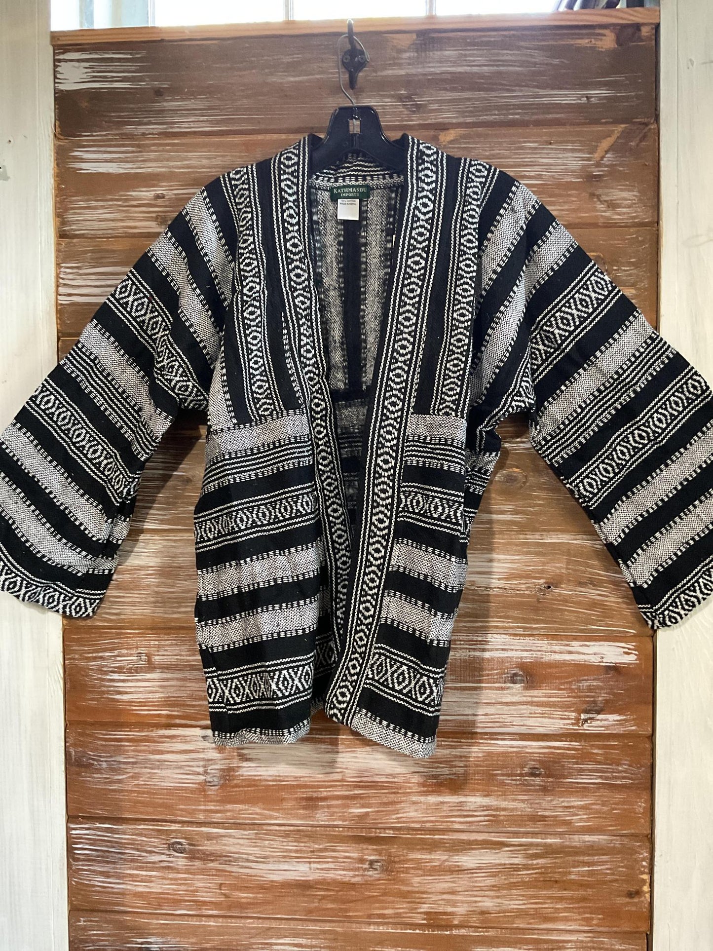 Cotton Bohemian Striped Jacket