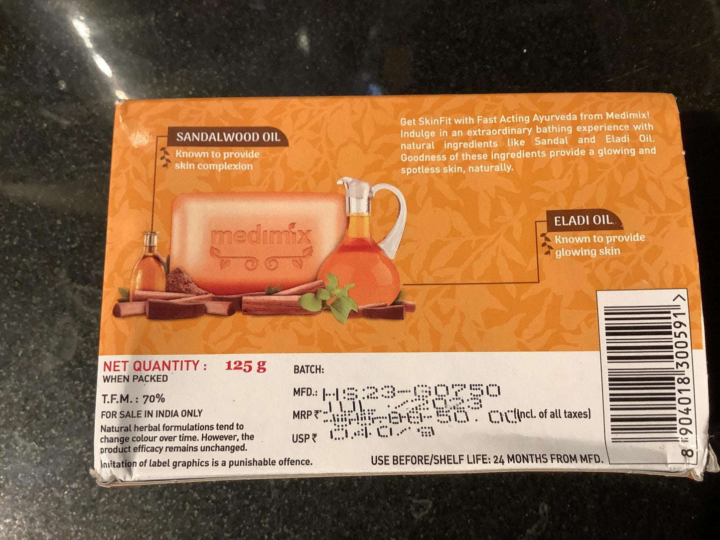 Medimix 125mg Ayurvedic Soap