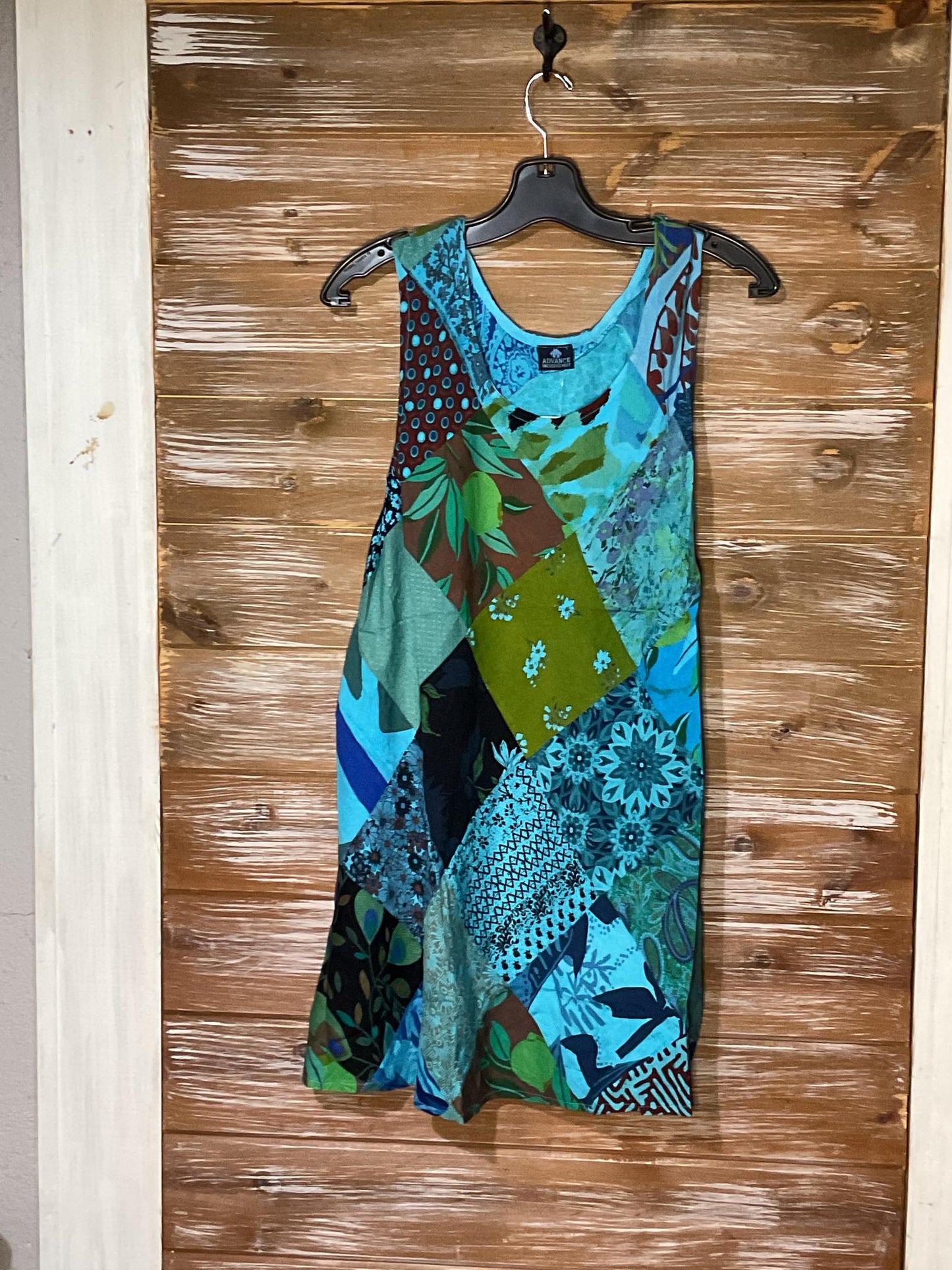 Bohemiam Patchwork Umbrella Dress