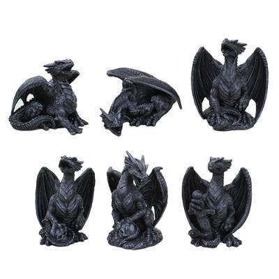 Small Black Fantasy Dragons