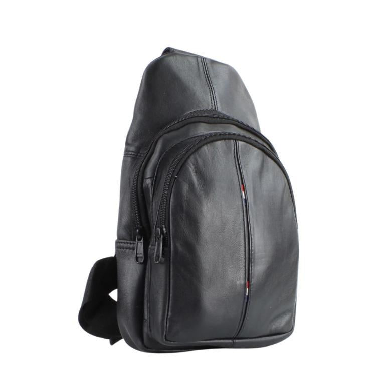 Vegan Leather Crossbody Chest Bag