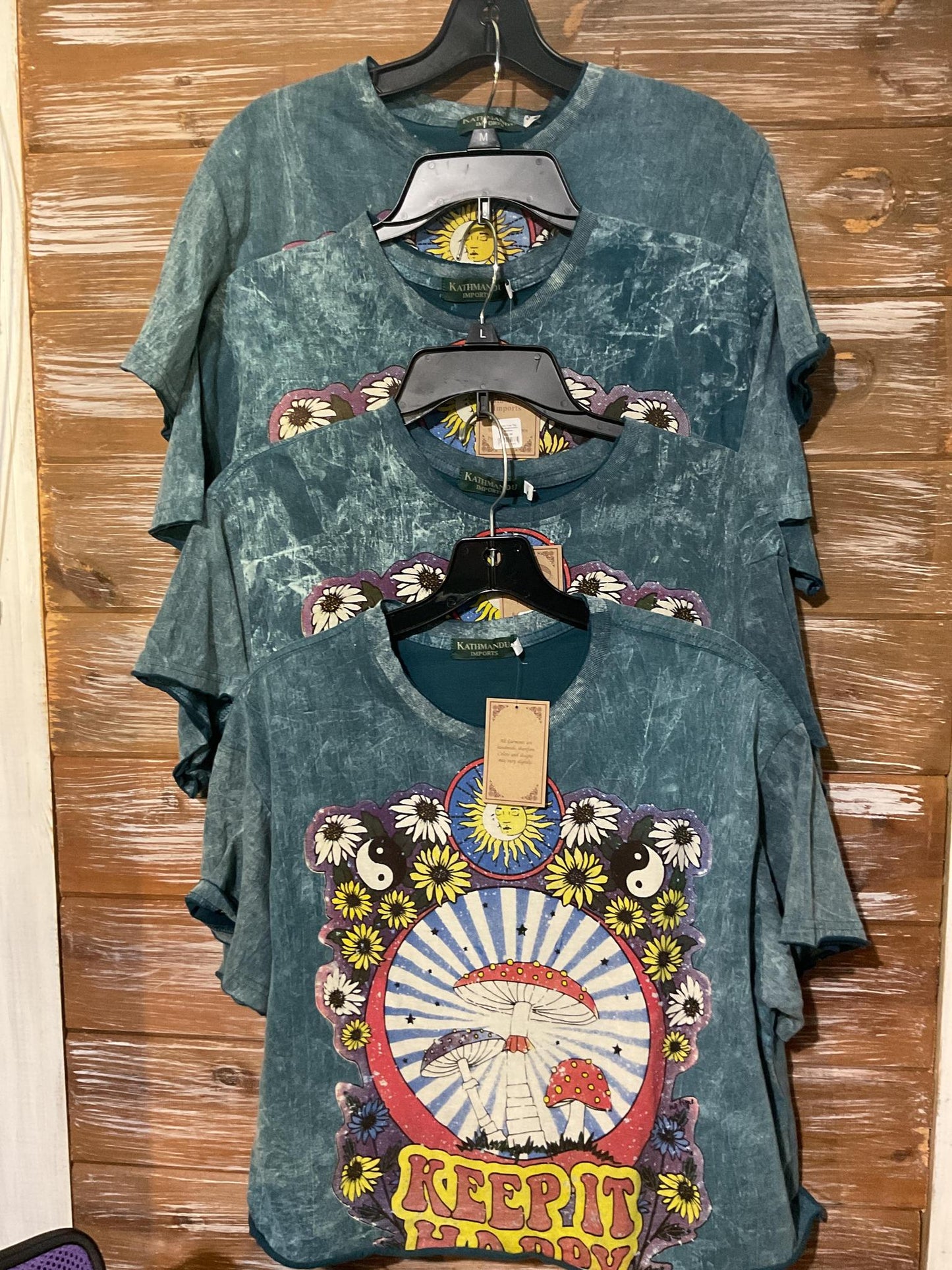 Cotton Crop Top With Mushrooms