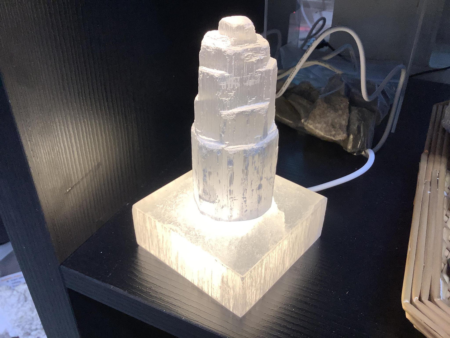Selenite Light Base