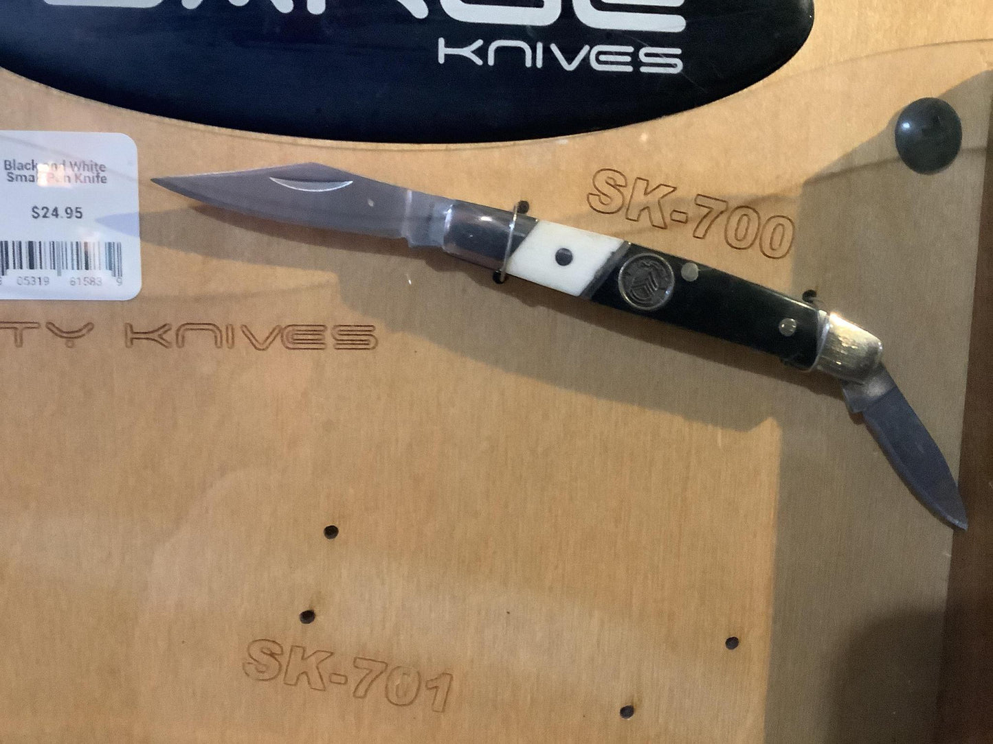 Black and White Small Pen Knife