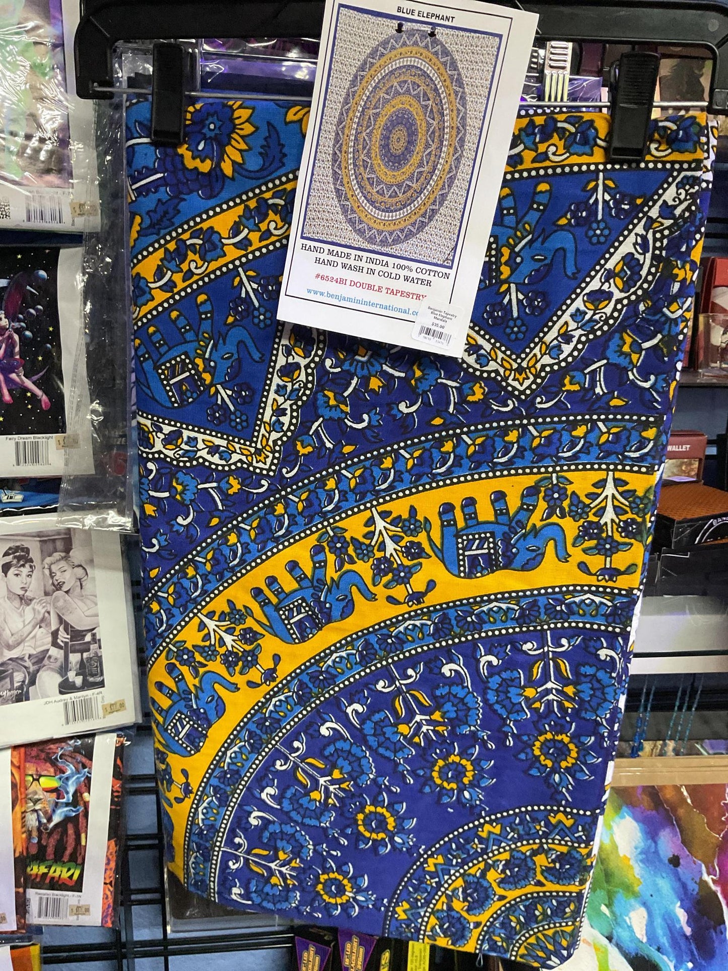 Blue Elephant Mandala