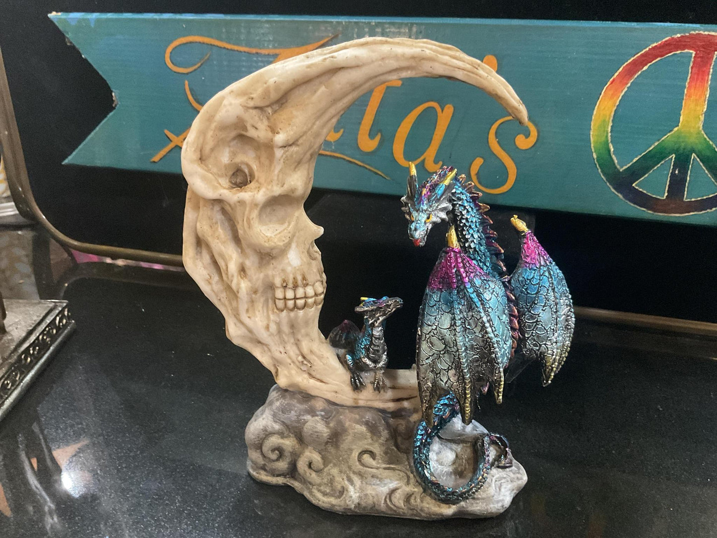 Dragon on Skull Moon