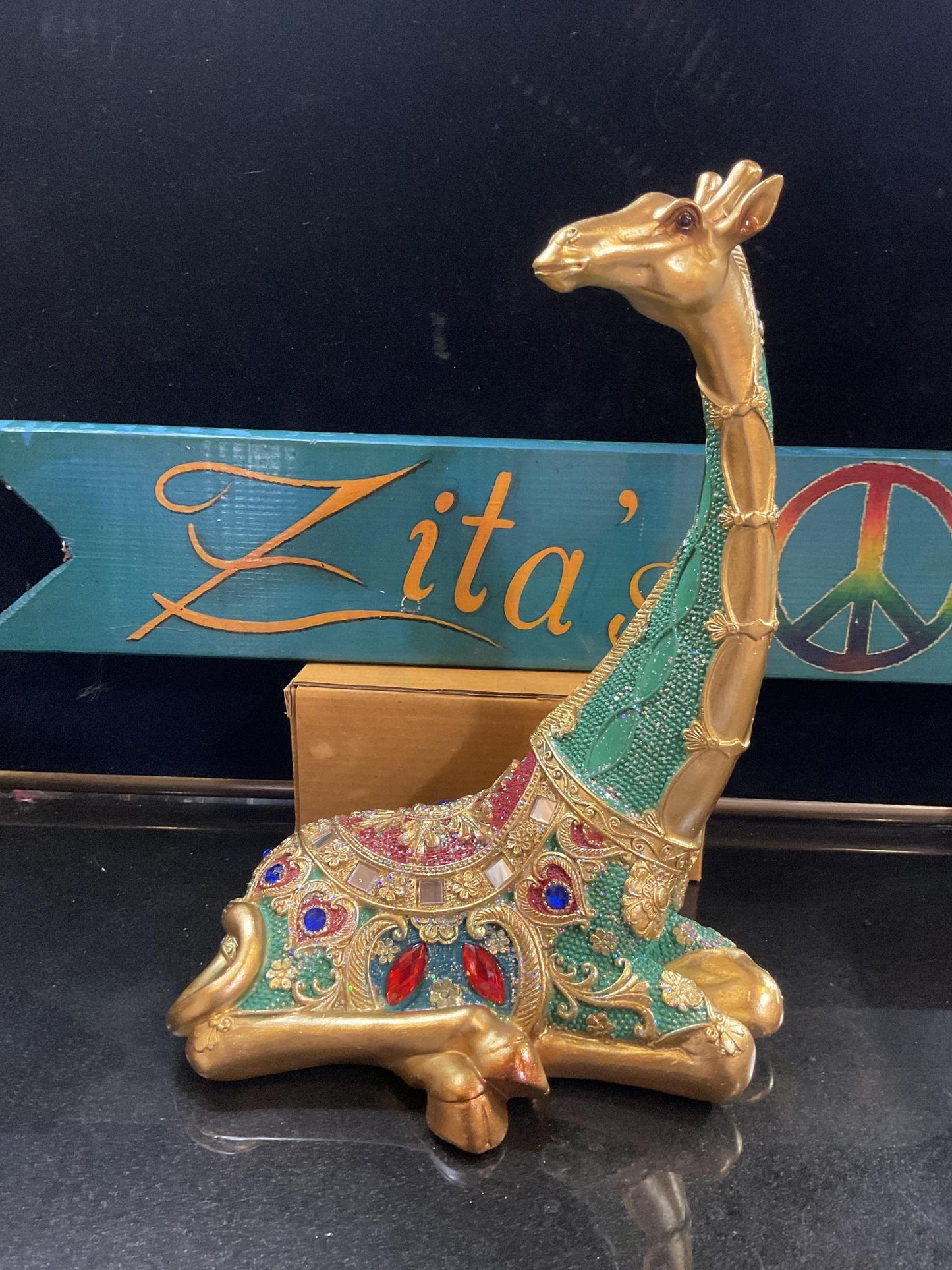 Sitting Giraffe