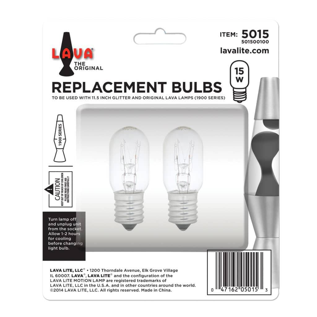 Lava Lamp 15 Watt 2 Bulb Pack