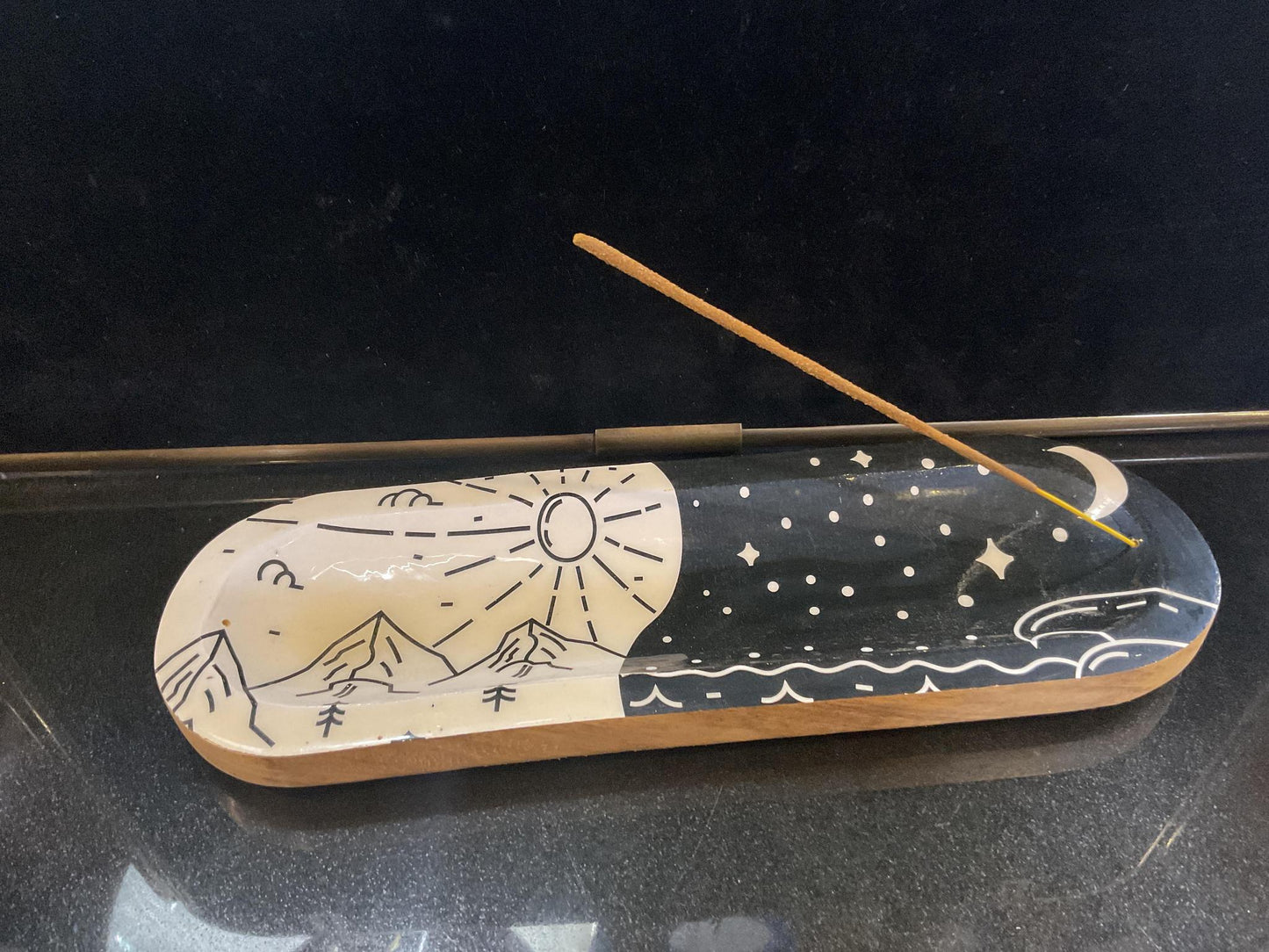 Wooden Trough Ash Catcher