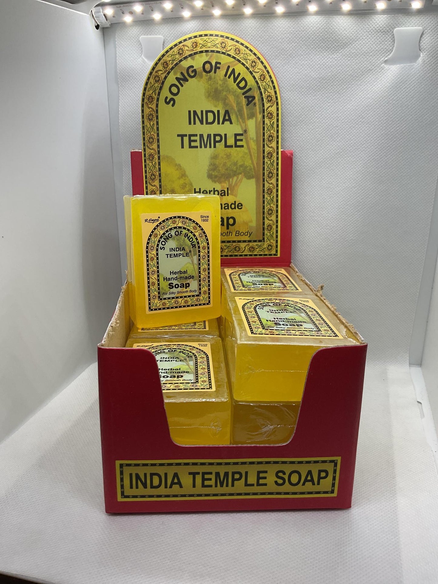 Song of India India Temple Herbal Hand Made Soap 100 Gram (3.53 Ounce) Bar (1)