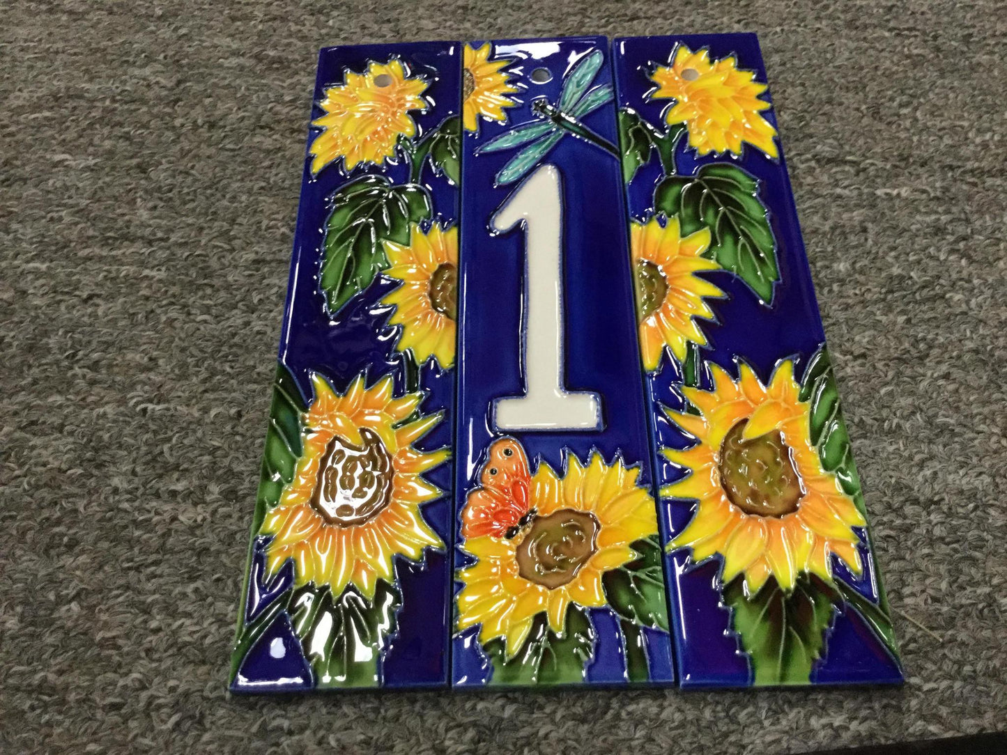 En Vogue House Numbers Blue