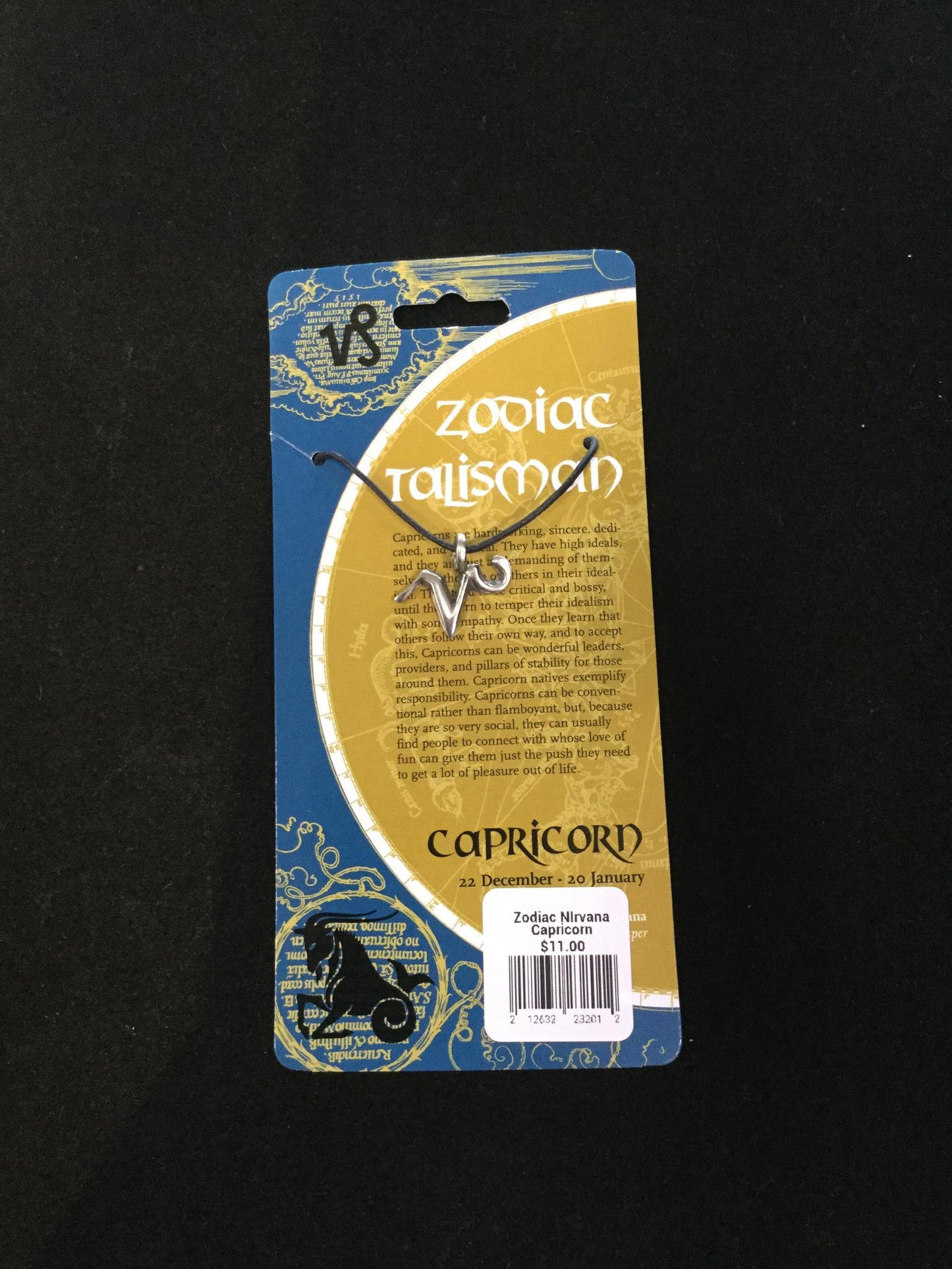 Cut-out Zodiac Pendant on Cord