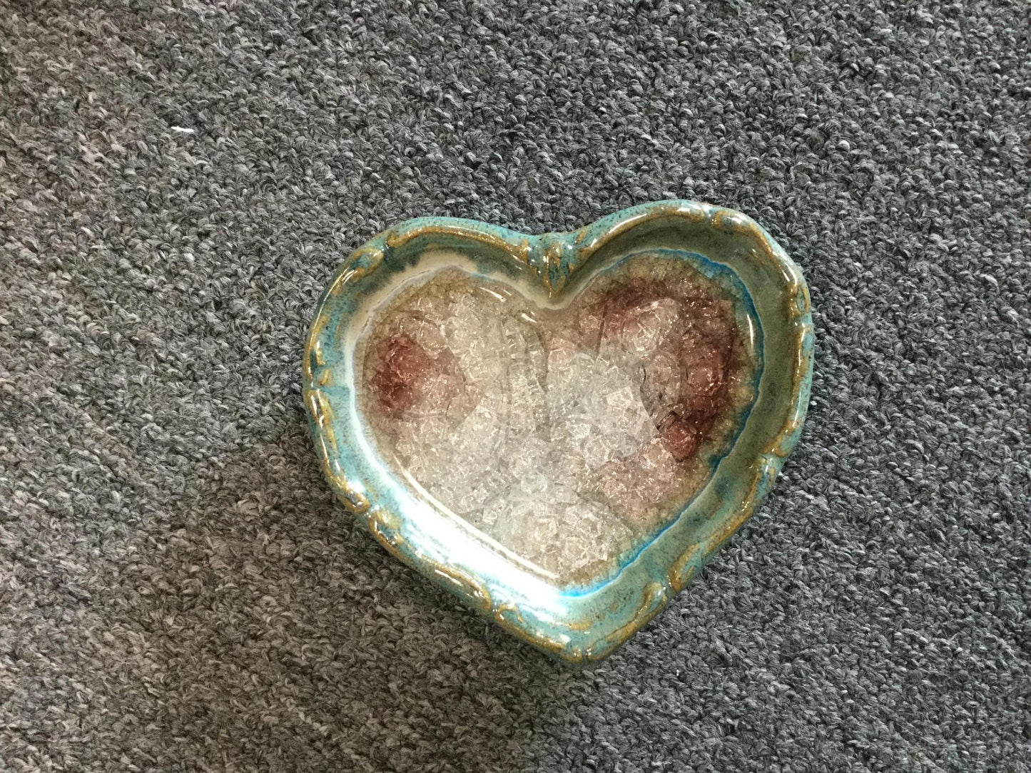 Cracked Glass Pottery Dishes Large