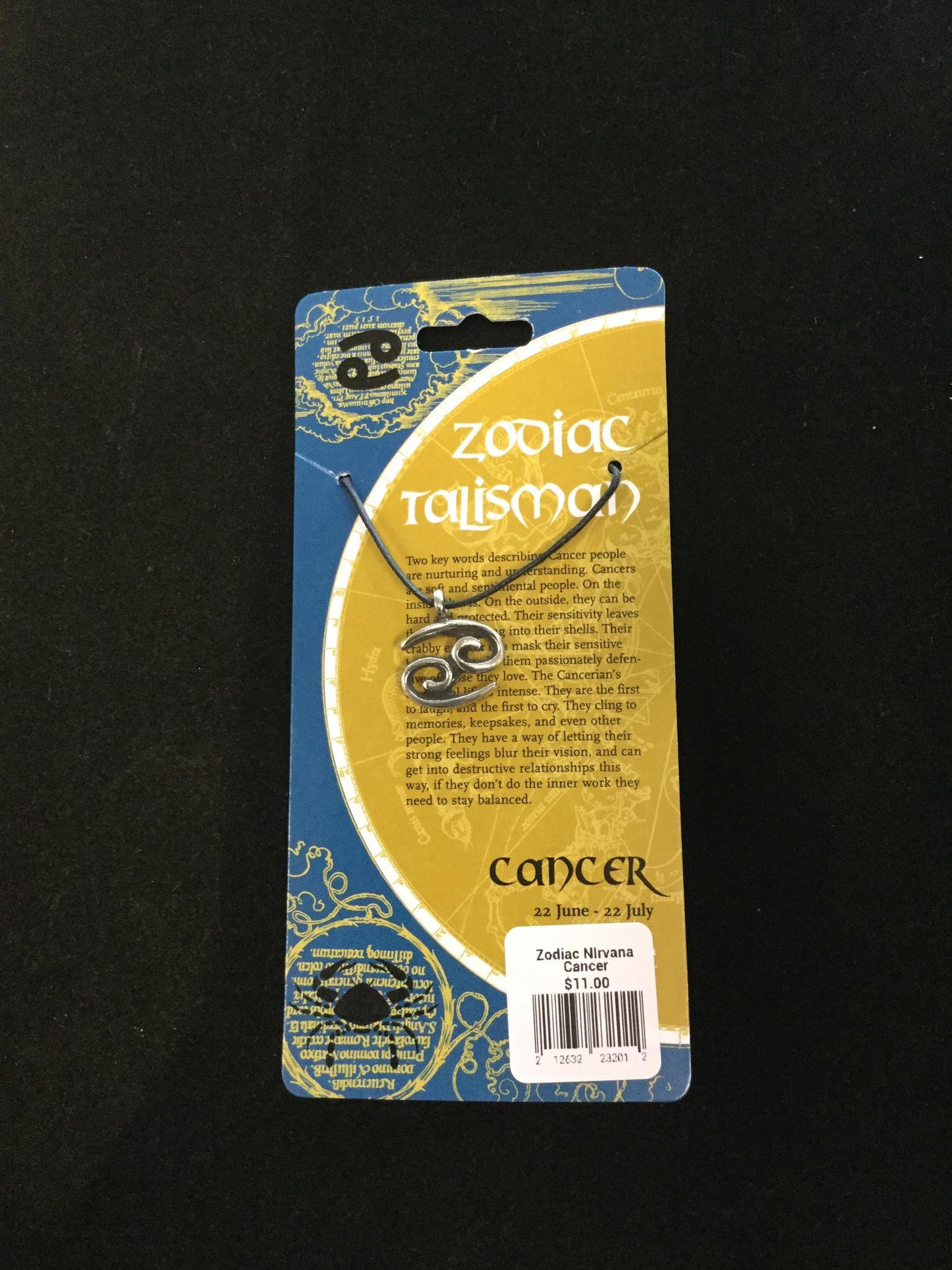 Cut-out Zodiac Pendant on Cord