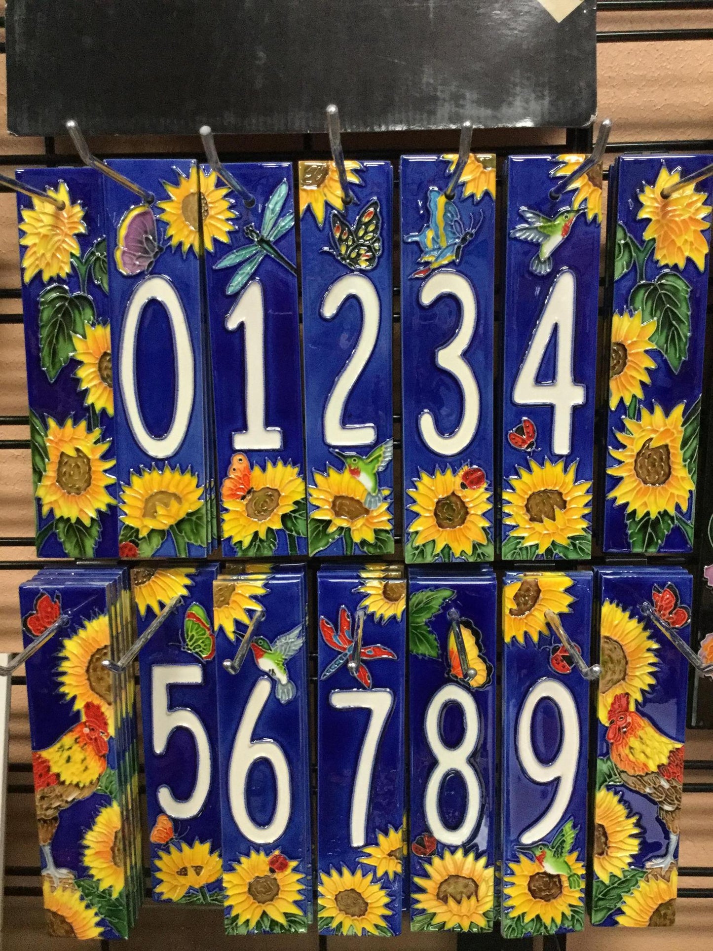 En Vogue House Numbers Blue