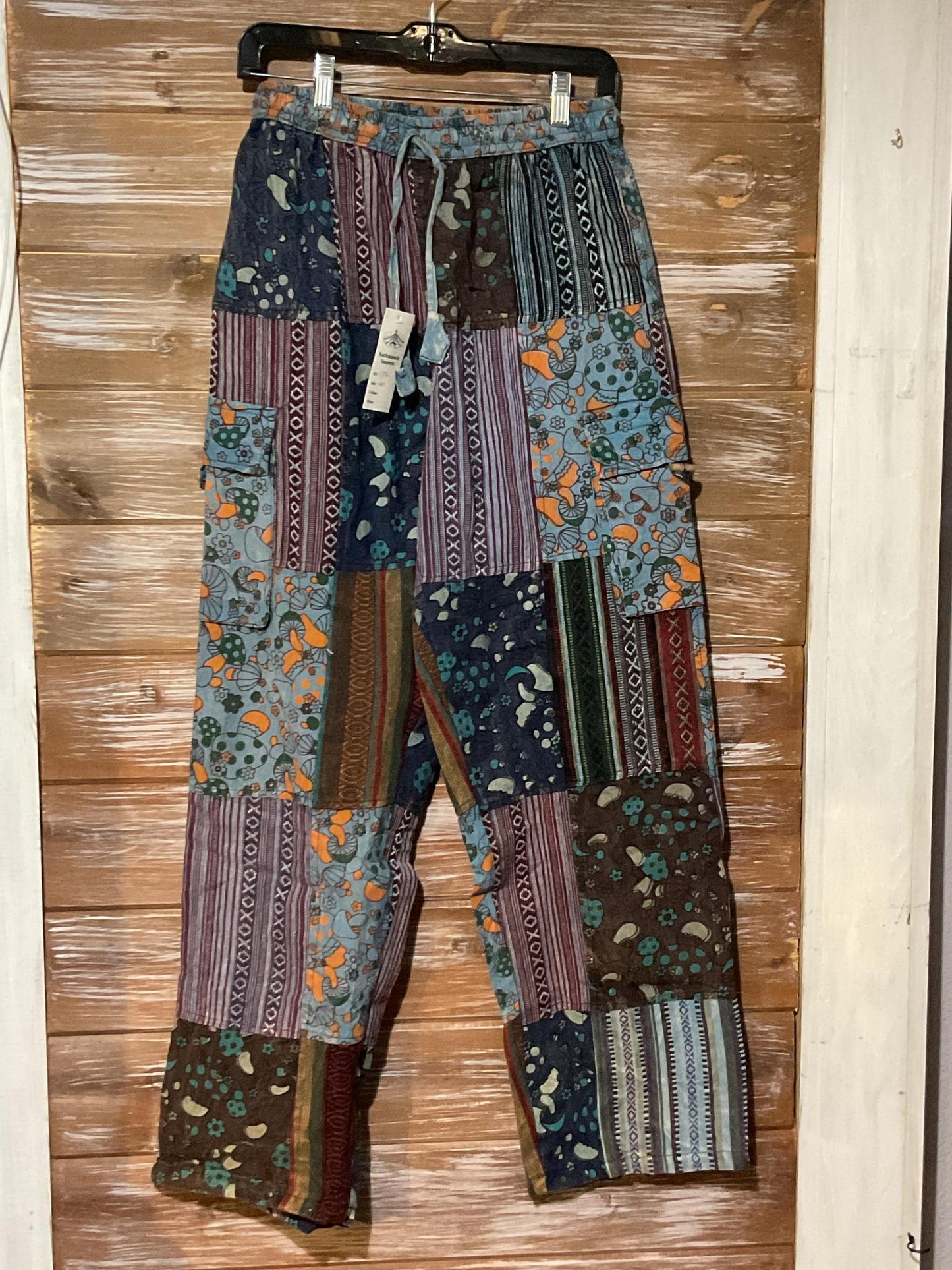Heavy Cotton Patchwork pants