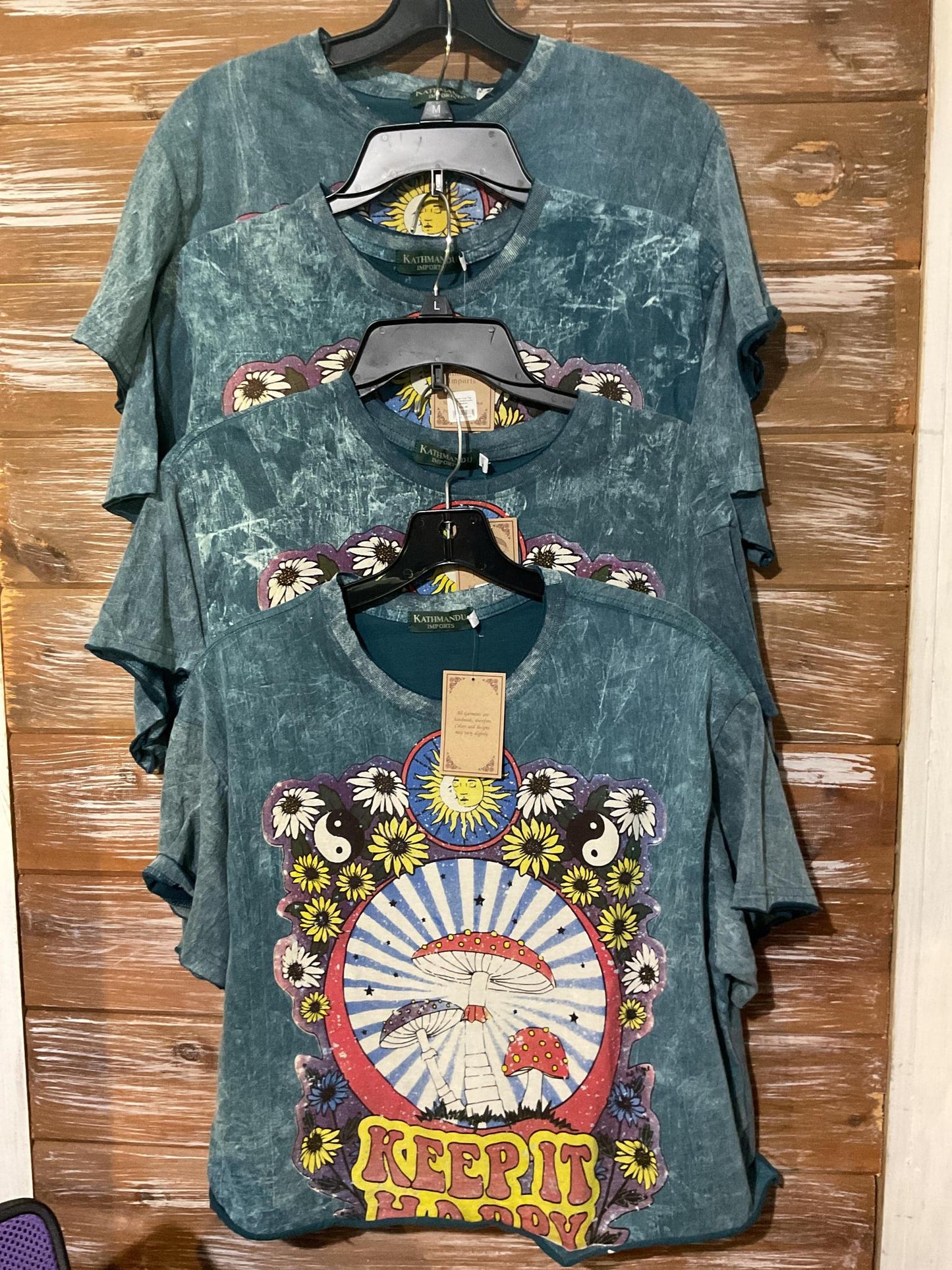 Cotton Crop Top With Mushrooms