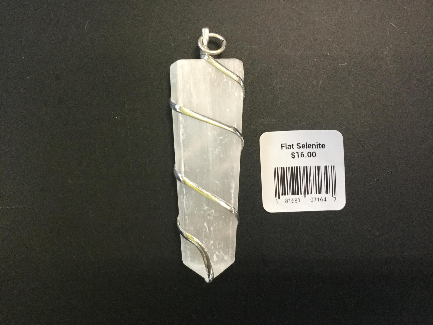 Flat Wire Wrapped Pendant
