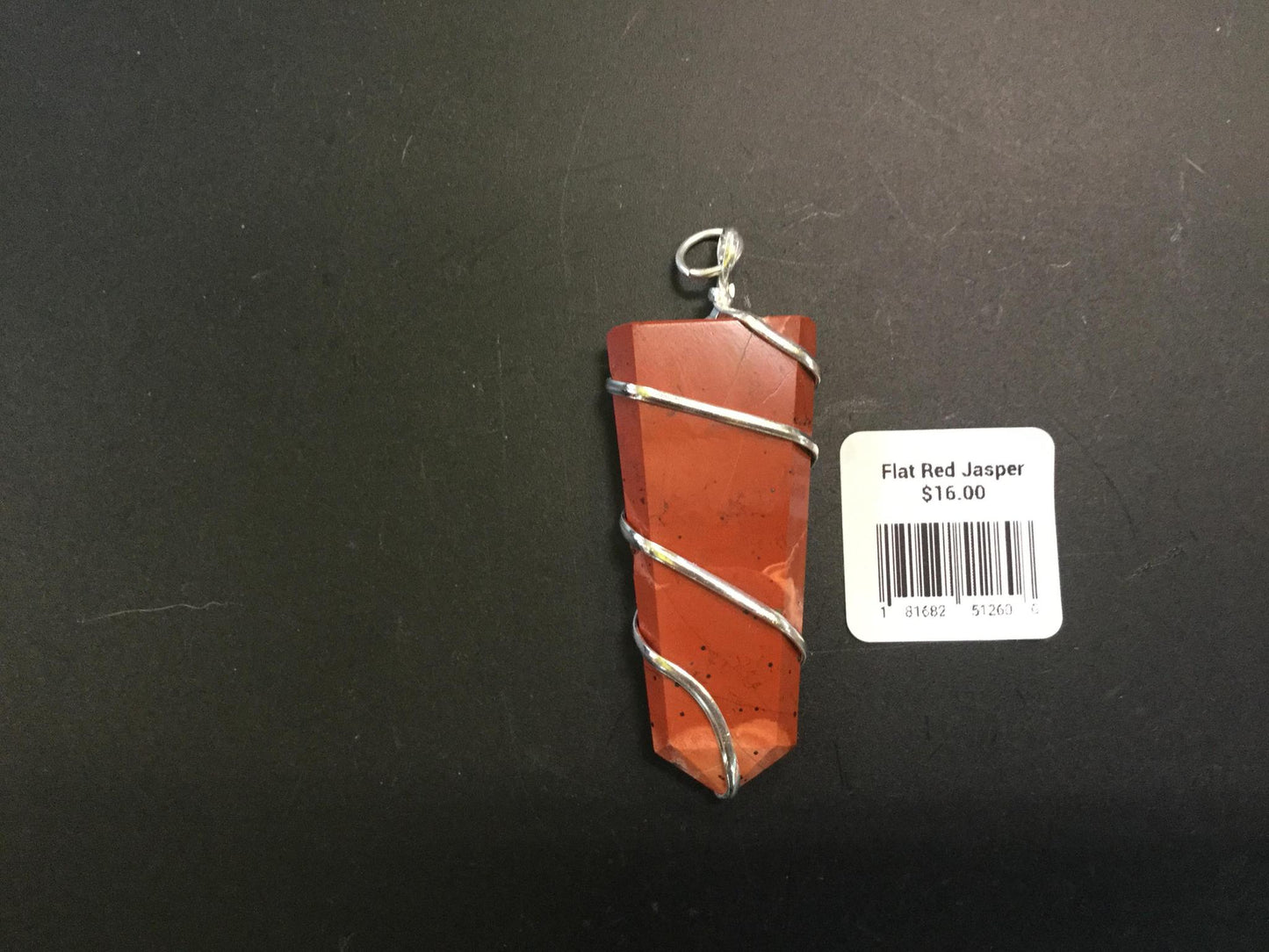 Flat Wire Wrapped Pendant