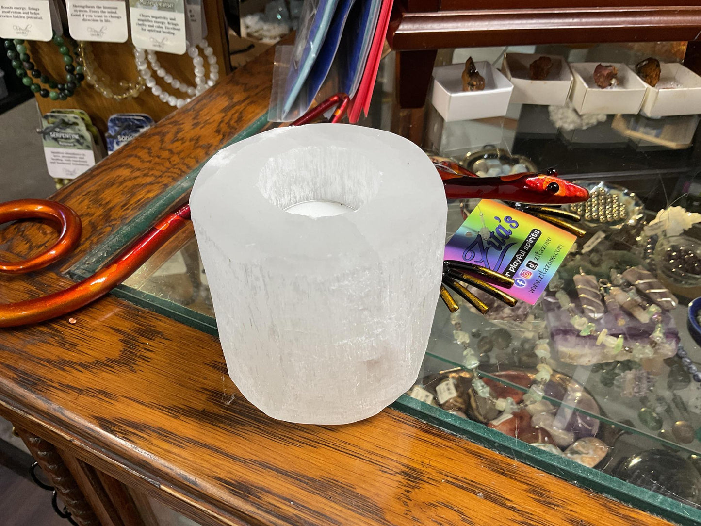 Gemstone Candle Holders