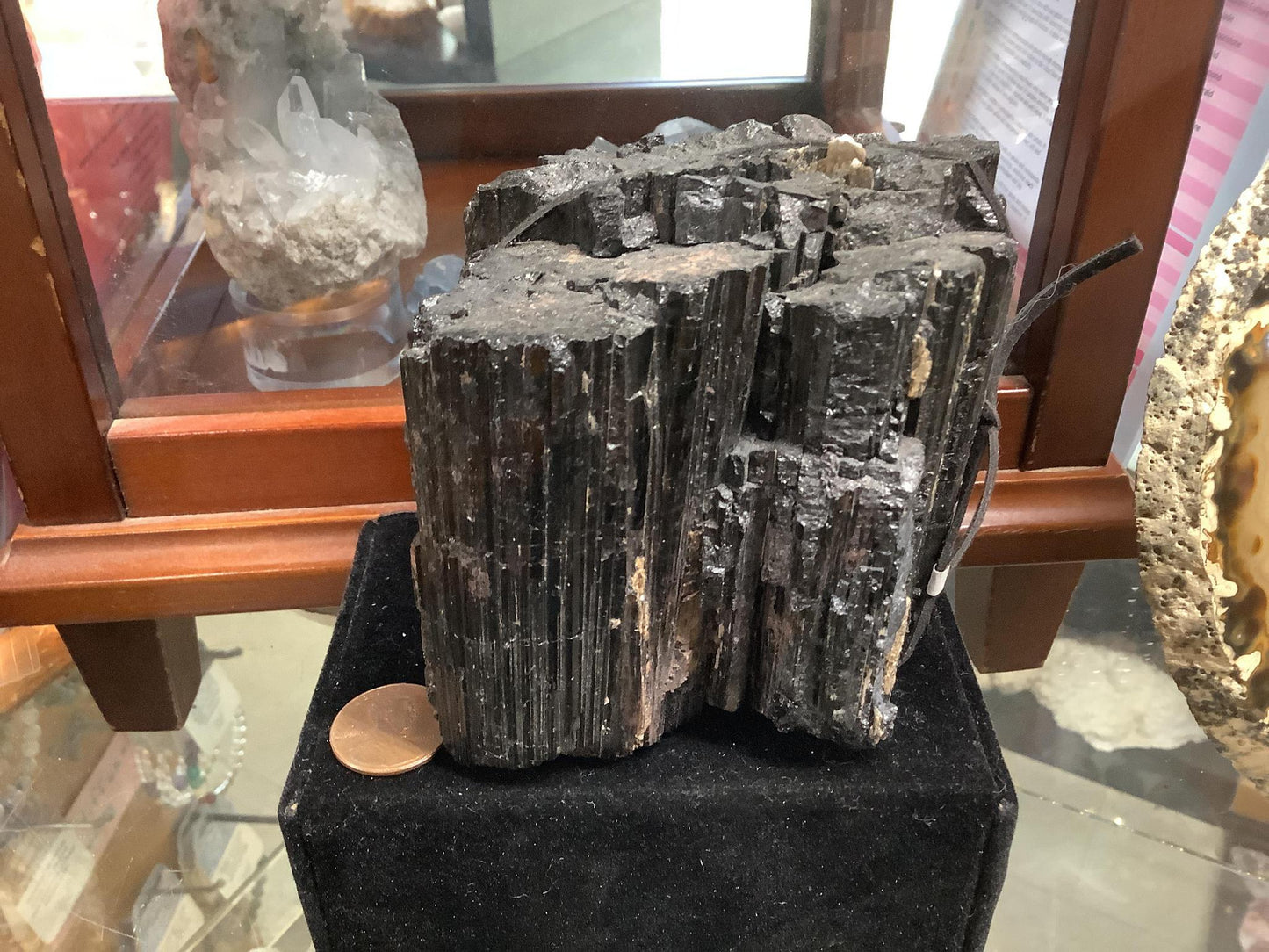 Black Tourmaline In Matrix