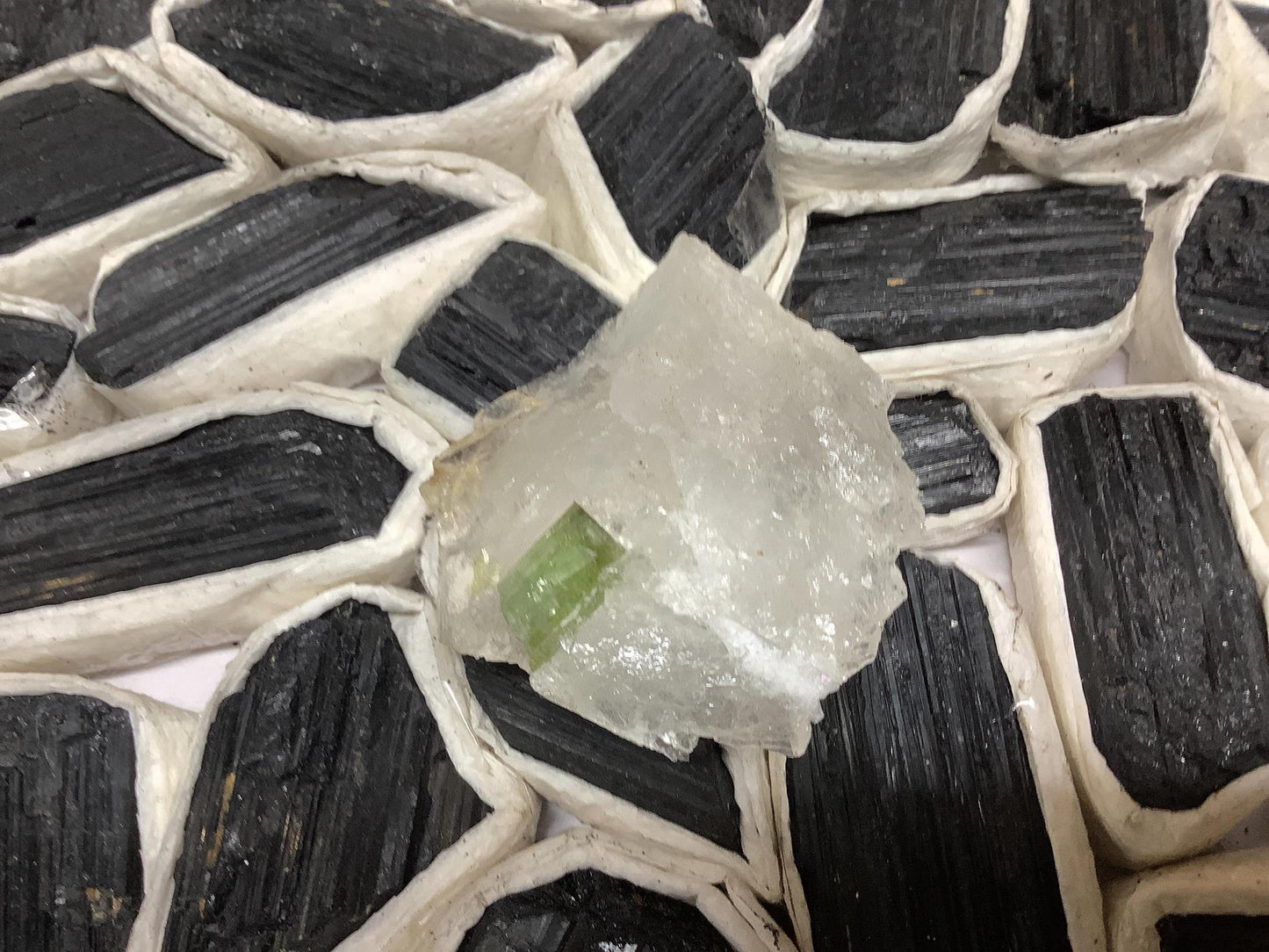 Green Tourmaline Chunks