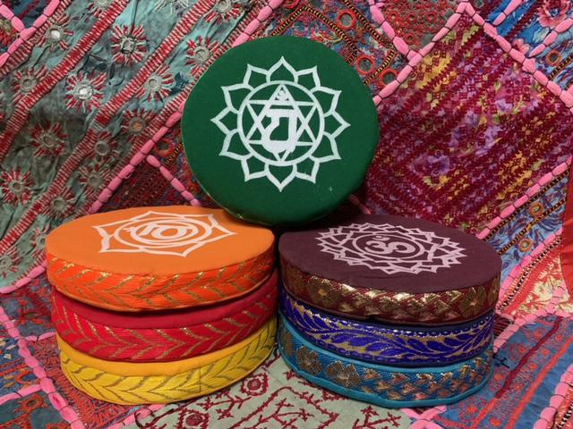 Chakra Singing Bowl Cushions
