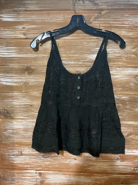 Acid Wash Crop Top With Lace